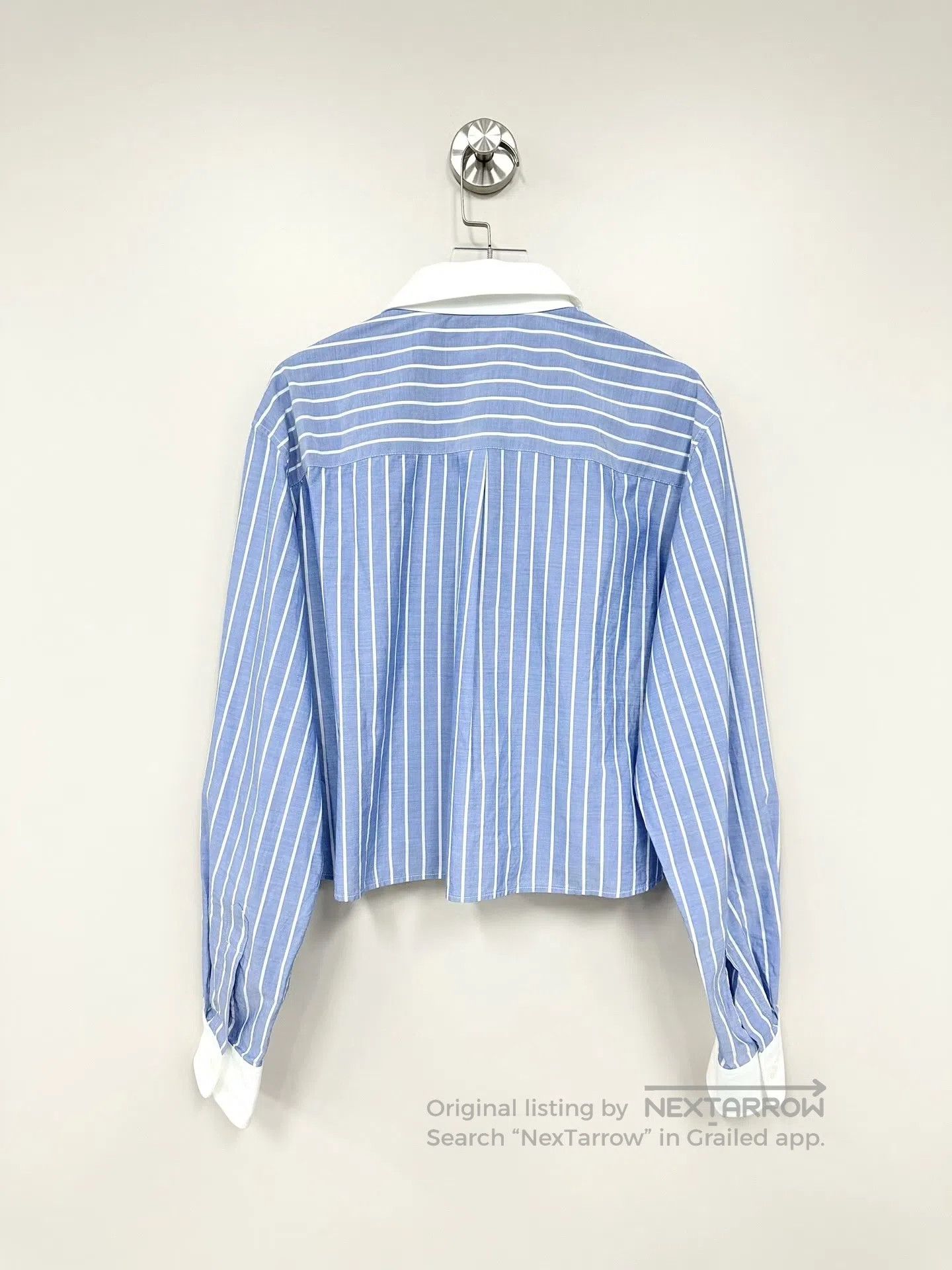 Celine CELINE Blue Colorblock Chest Logo Embroidered Striped Shor Size S / US 4 / IT 40 - 2 Thumbnail