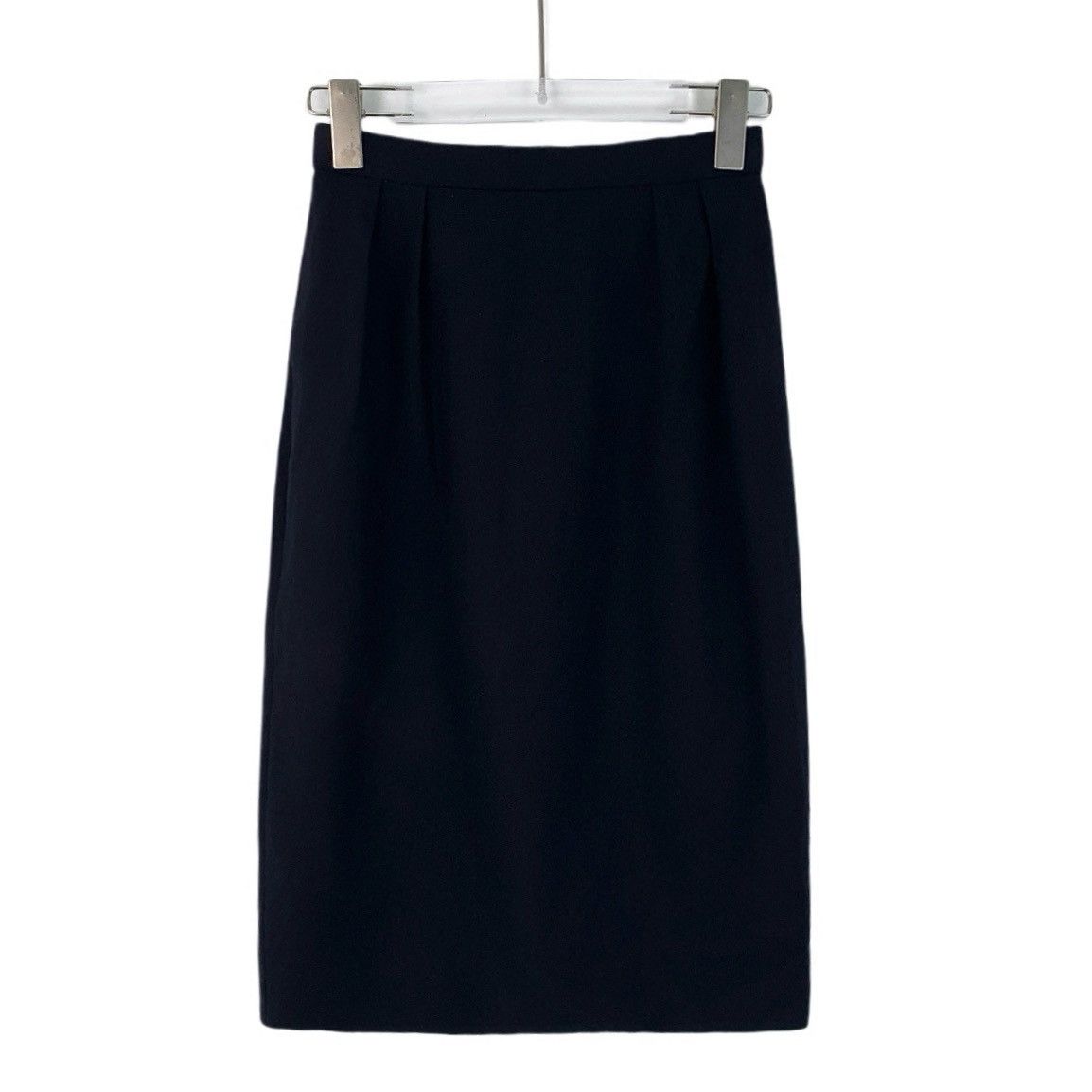 Dior Dior Navy Blue Wool Casual Skirt K26WX Size 30" / US 8 / IT 44 - 1 Thumbnail