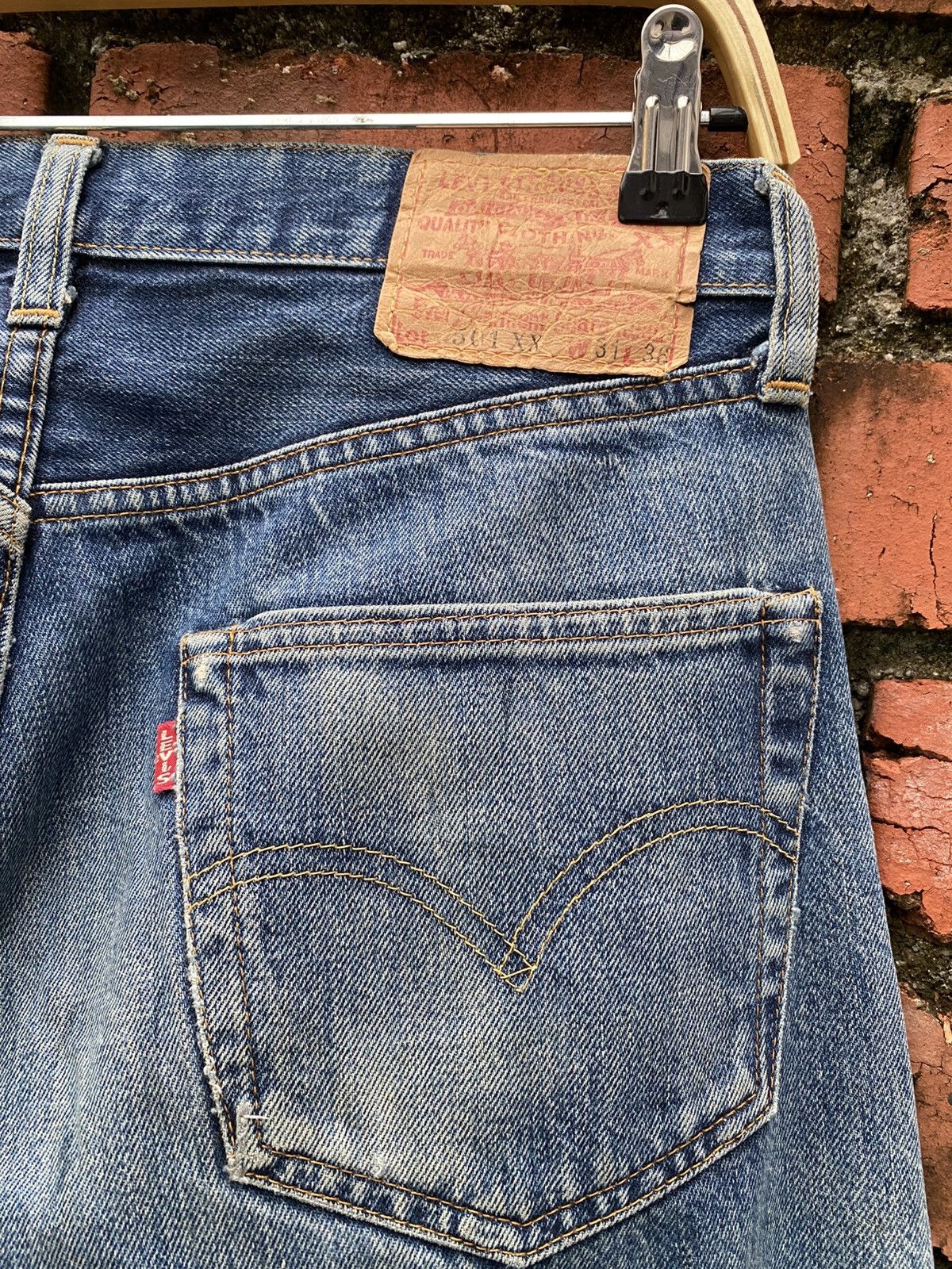 Levi's × Levi's Vintage Clothing × Vintage W30x31 Vintage levi's 501xx redline big E repaired USA Size US 30 / EU 46 - 6 Thumbnail