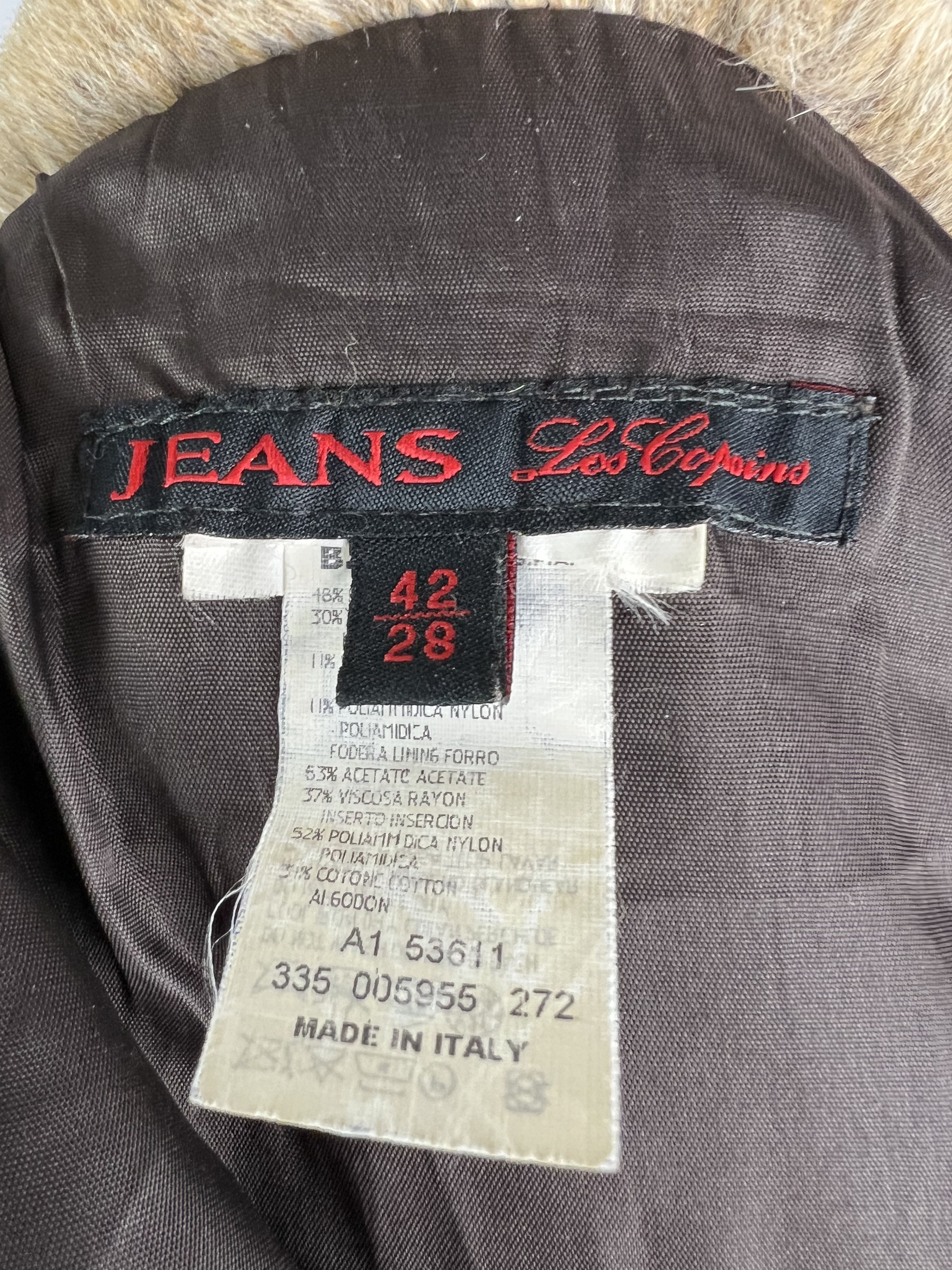 Les Copains × Vintage Rare Vintage Les Copains Jeans Women's Winter Jacket IT42 Size M / US 6-8 / IT 42-44 - 8 Thumbnail