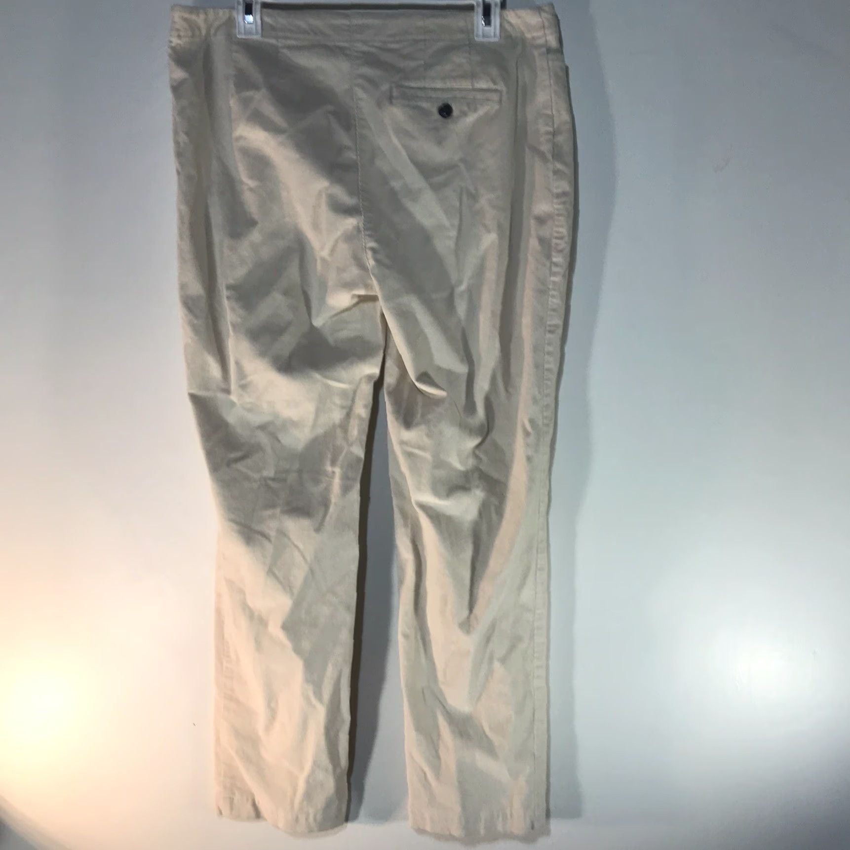 J. Jill J. Jill Ivory Corduroy Pants Womens Size 12 Mid Rise Straight Fit Casual Travel Workwear Size 34" / US 12 / IT 48 - 2 Thumbnail
