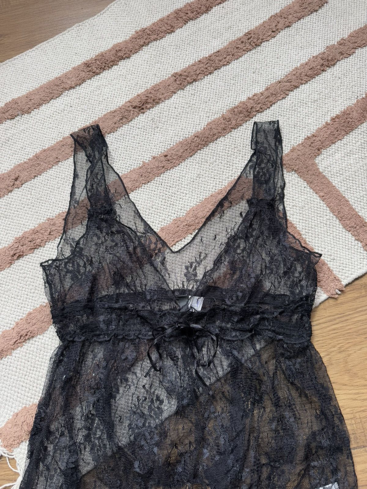 Vintage VINTAGE MESH GUIPURE LACE TANK TOP Size S / US 4 / IT 40 - 2 Thumbnail