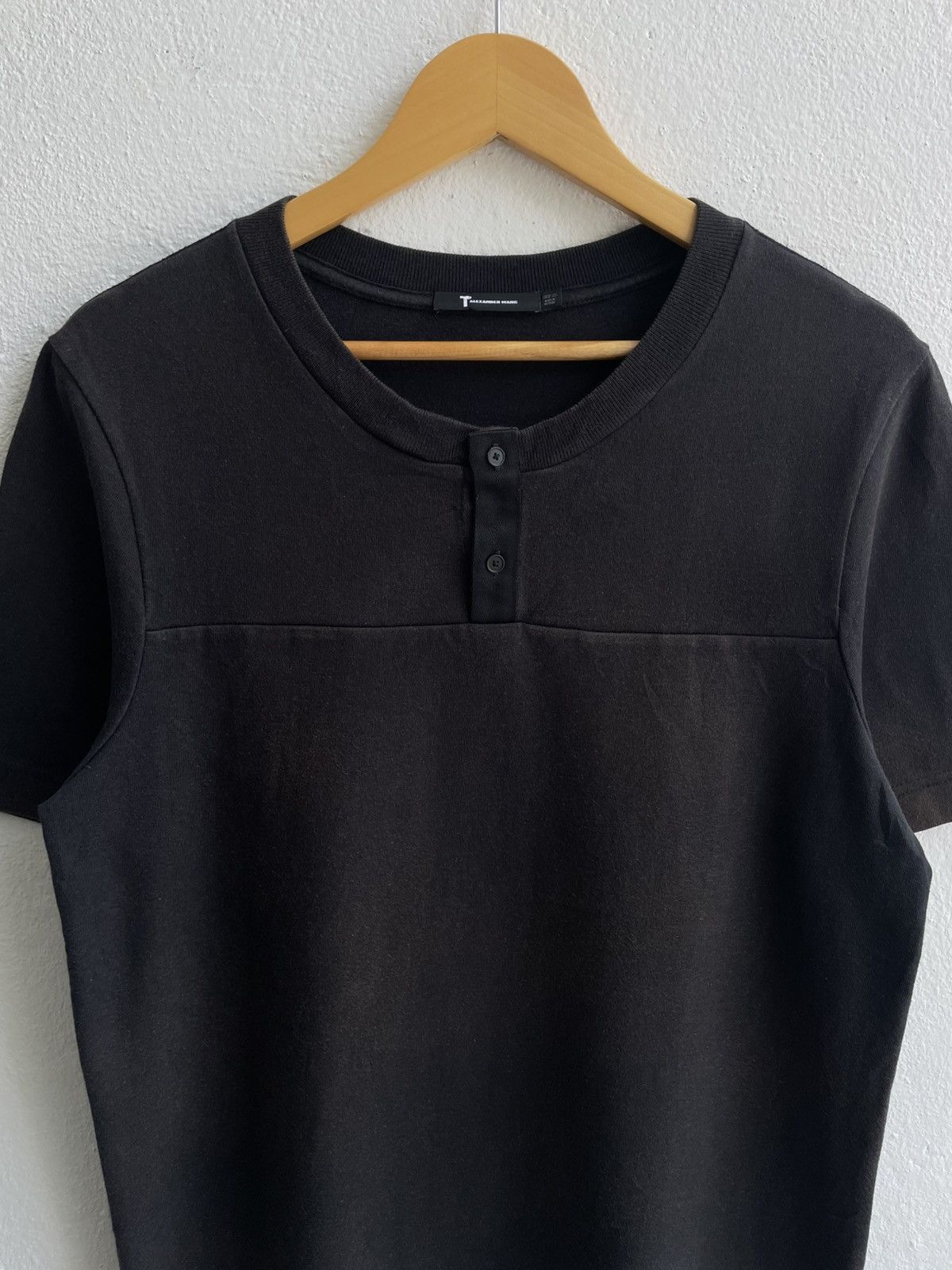 Alexander Wang T by Alexander Wang Half Button Short Sleeve Shirts Size US L / EU 52-54 / 3 - 3 Thumbnail