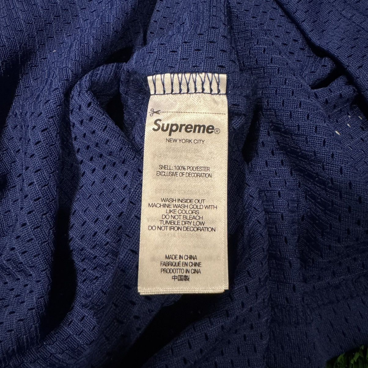Supreme Supreme SS24 Spiderweb Football Jersey Navy Size Small Size US S / EU 44-46 / 1 - 4 Thumbnail