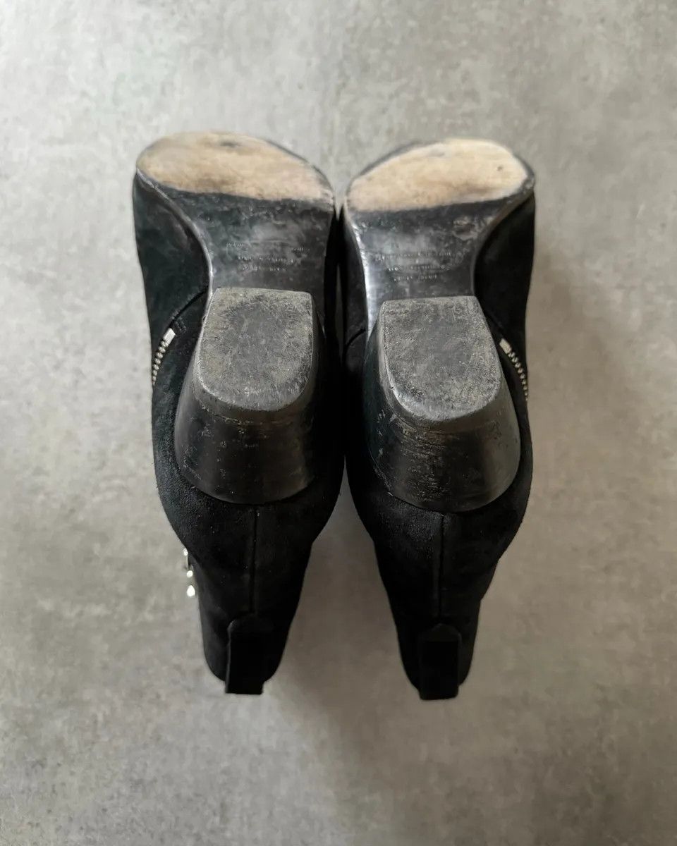 Isabel Marant × Vintage Isabel Marant Etoile Black Suede Boots Size US 7 / IT 37 - 7 Thumbnail