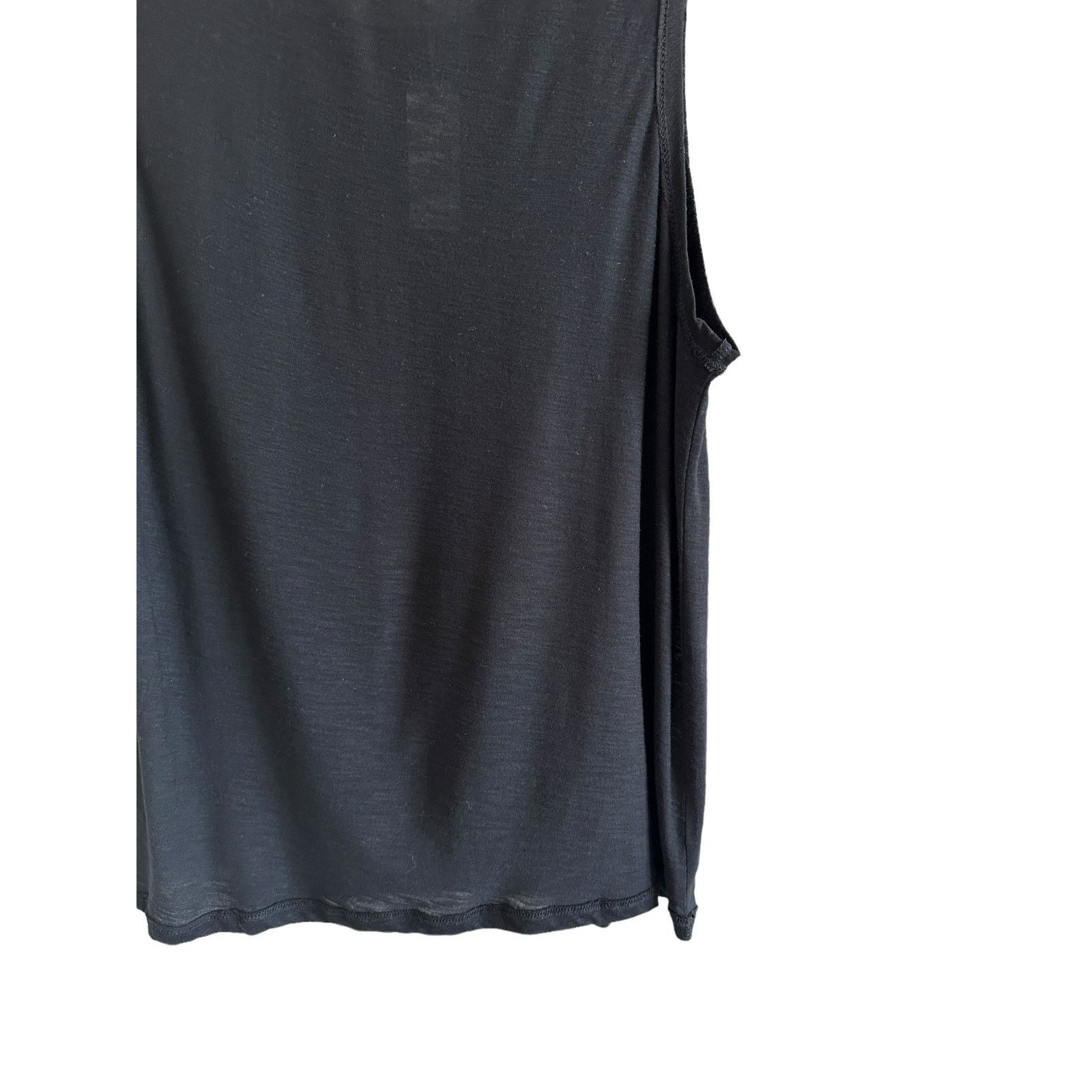 Comune Comune Small Malibu Black Scoop Neck Lightweight Tank Top Size S / US 4 / IT 40 - 11 Thumbnail