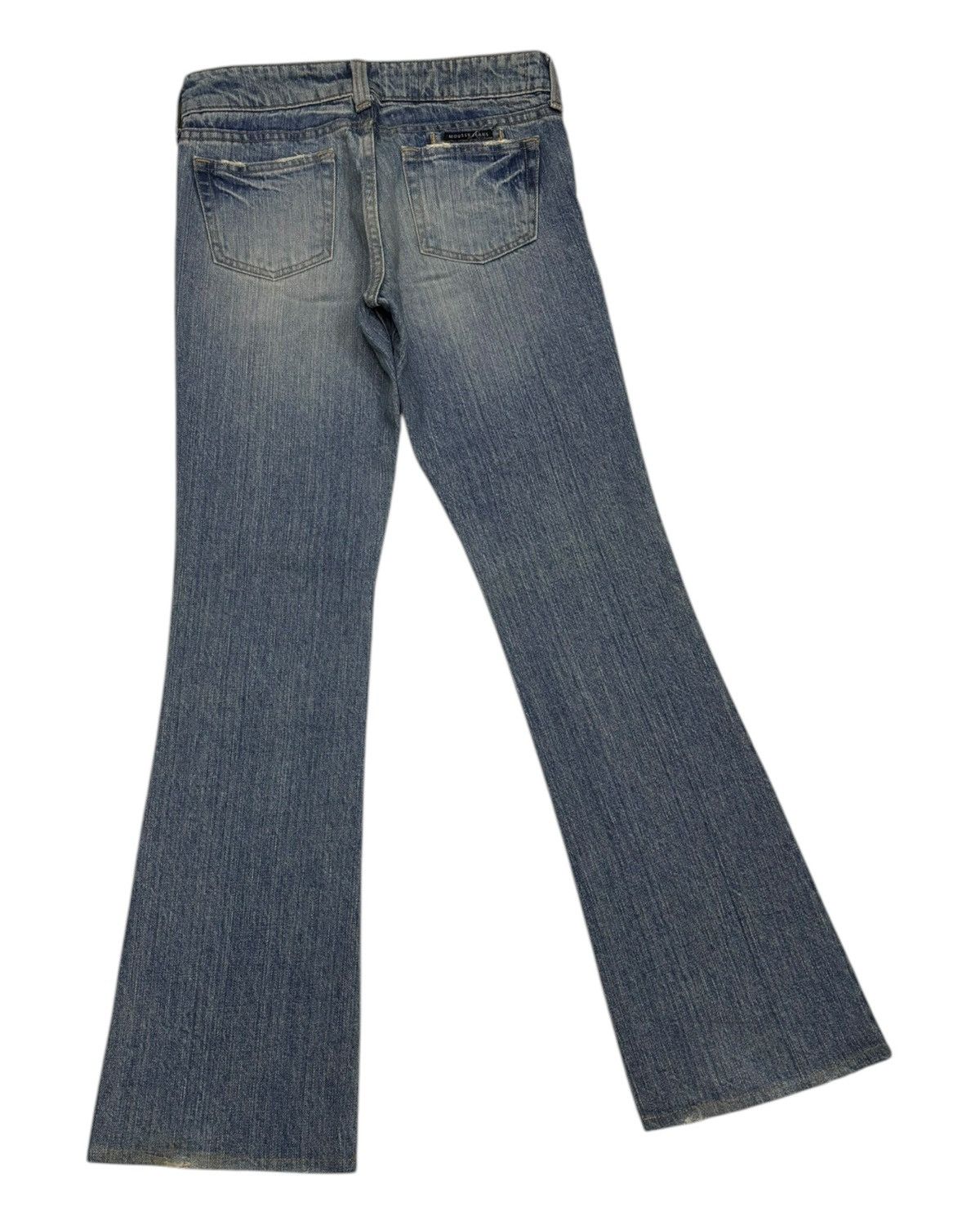 Hysteric Glamour × If Six Was Nine × MOUSSY Flare Jeans I6W9 Lgb Style Moussy Jeans Distressed Denim Size 27" / US 4 / IT 40 - 4 Thumbnail