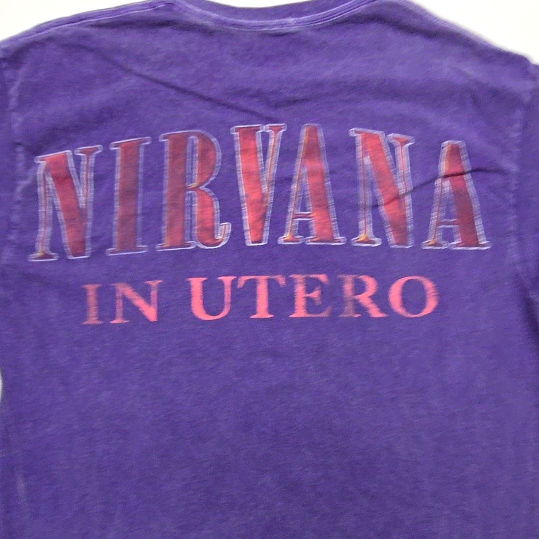 Nirvana Nirvana In Utero Shirt Graphic Purple Small Rock Band Tee Size US S / EU 44-46 / 1 - 6 Thumbnail