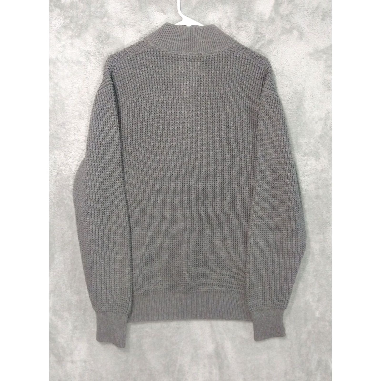 Southern Tide Southern Tide Sweater Mens XL Gray Westmont Jade Waffle Knit Henley Pullover Pullover Knit Mock Neck Casual Winter Fall Mens Size US XL / EU 56 / 4 - 2 Thumbnail