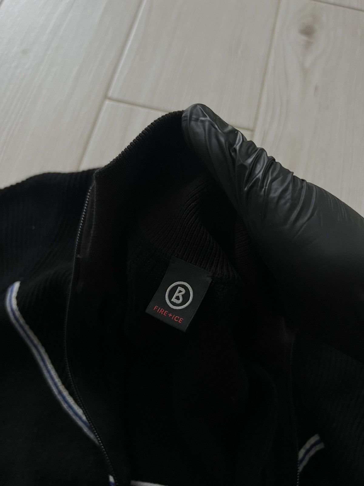 Bogner Bogner Black Zip-Up Knit Track Jacket Knit Size US M / EU 48-50 / 2 - 11 Thumbnail