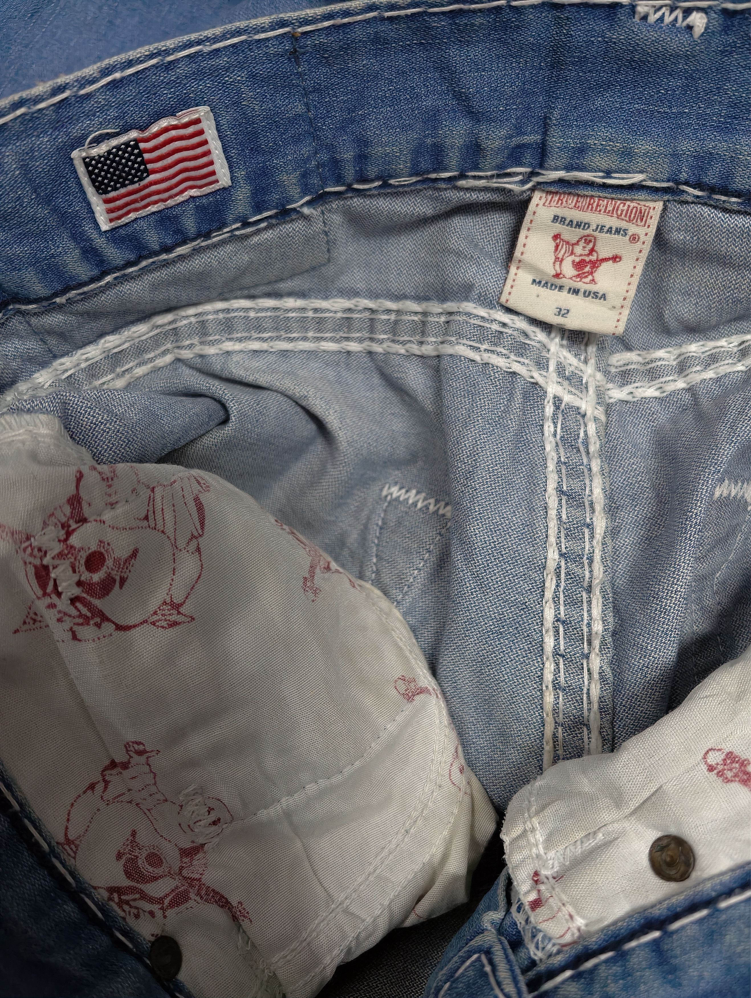Japanese Brand true religion rare jeans Size US 34 / EU 50 - 4 Thumbnail