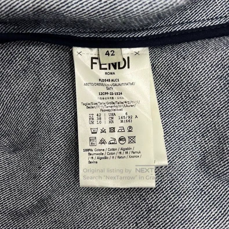 Fendi Fendi Denim dress Size XS / US 0-2 / IT 36-38 - 5 Thumbnail