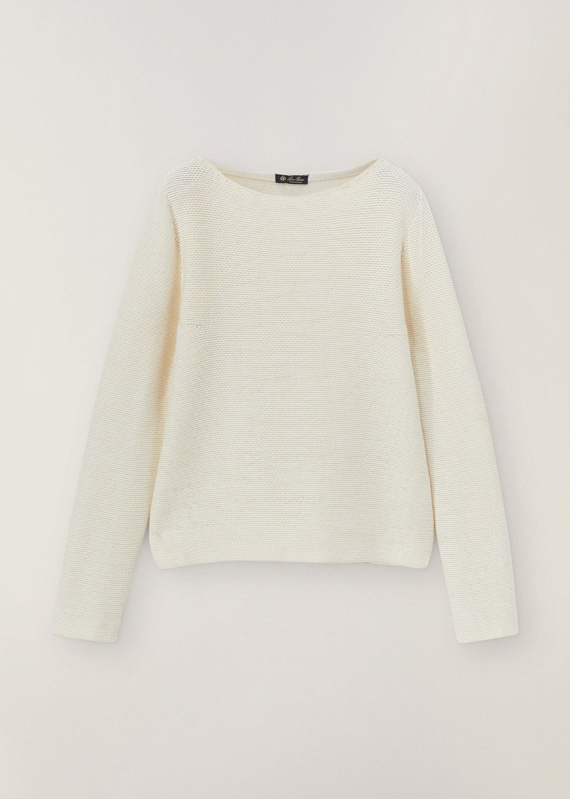 image of Loro Piana O1Srvl11E0424 Sweater In White, Women's (Size Medium)