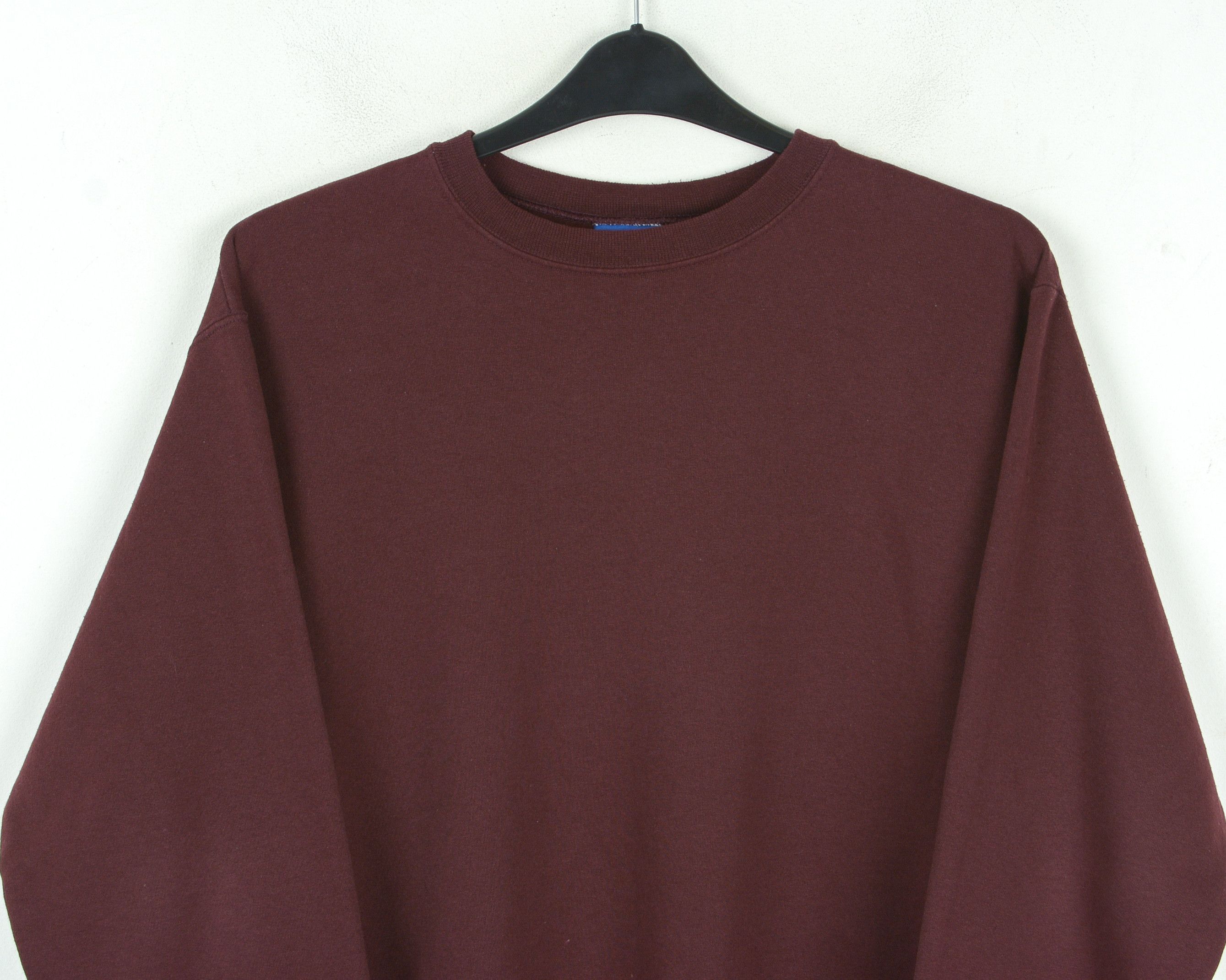 Champion × Vintage Men S Sweatshirt Jumper Pullover Streetwear Burgundy Sweater Size US S / EU 44-46 / 1 - 6 Thumbnail
