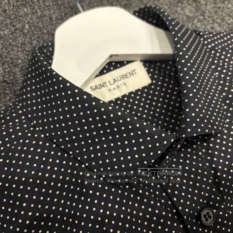 Saint Laurent Paris Saint Laurent Paris size 37 Polka Dot Shirt Size US XS / EU 42 / 0 - 3 Thumbnail