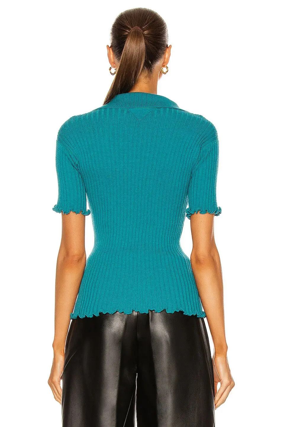 Bottega Veneta o1n1vont1224 Polo Shirts in Blue Size M / US 6-8 / IT 42-44 - 4 Thumbnail