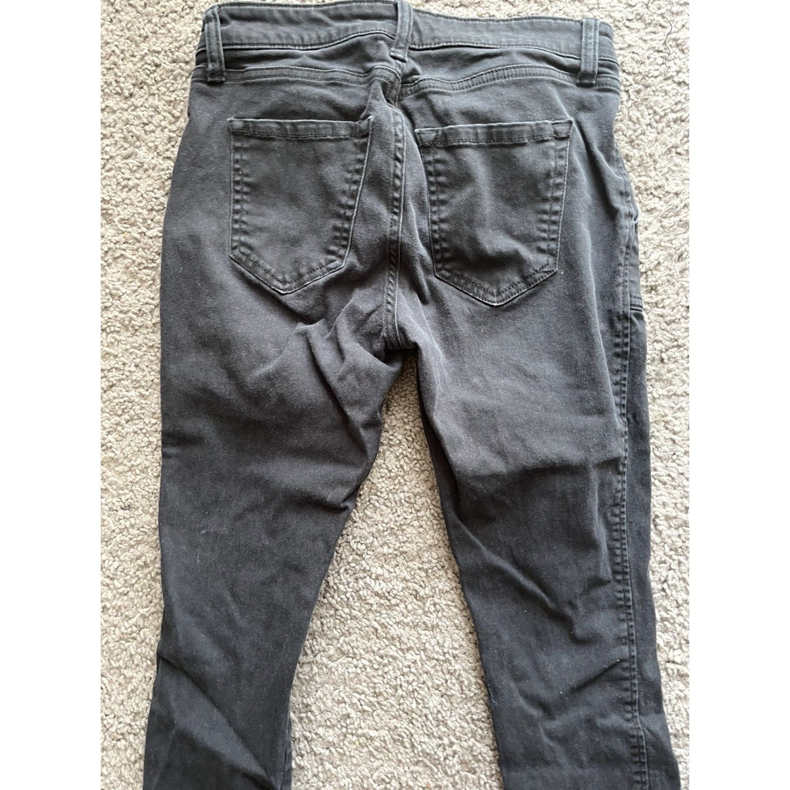 Gap Gap Skinny Pants Womens 0 Black Cotton Blend Stretch Pockets Slim Regular Jeans Legging Style Stars Canvas Pattern Solid Vintage No Size 25" / US 0 / IT 36 - 5 Thumbnail