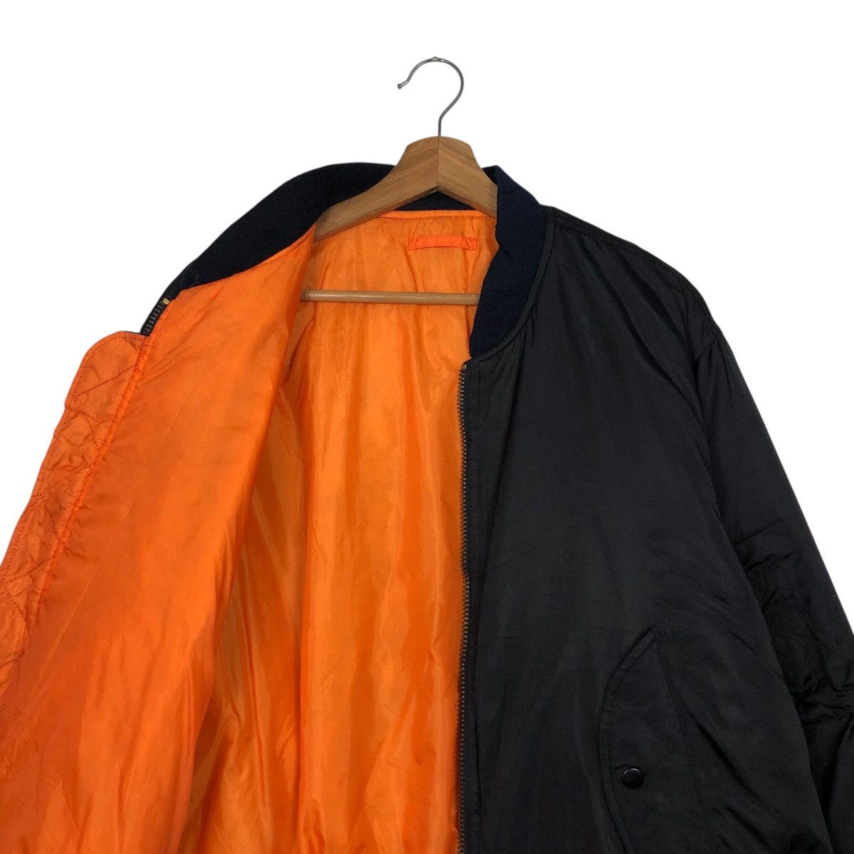 Japanese Brand 📌Vintage Worker Bomber Jacket Panasonic Spell Out Big Logo Size US L / EU 52-54 / 3 - 13 Thumbnail
