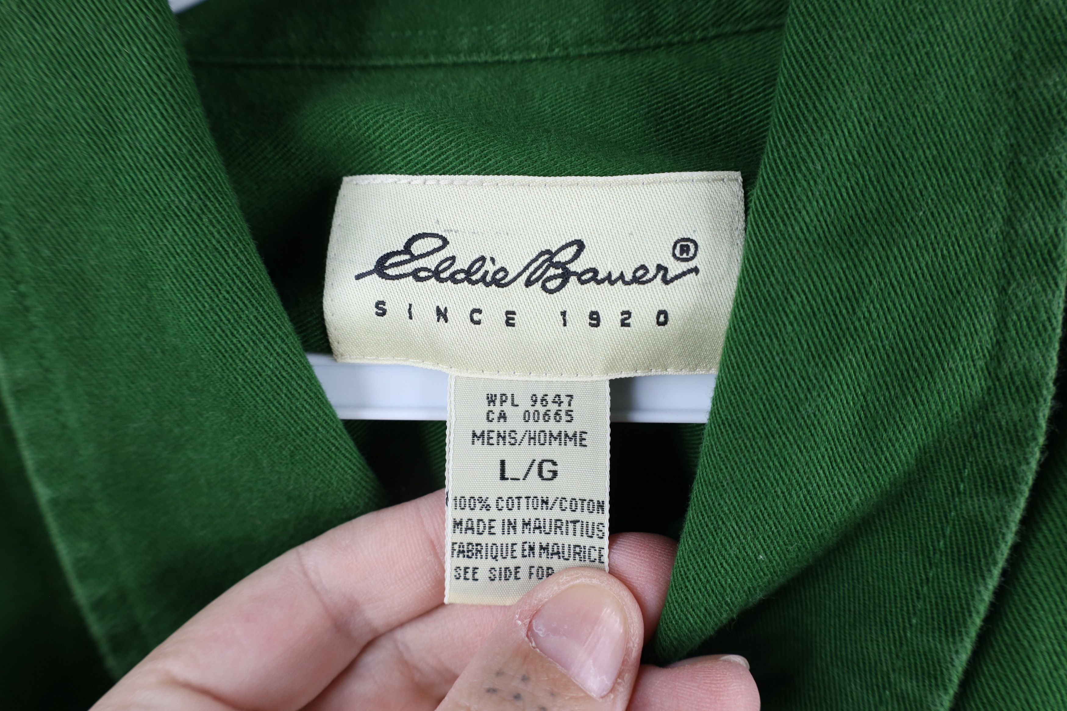 Eddie Bauer × Vintage Vintage 90s Eddie Bauer Short Sleeve Button Shirt Size US L / EU 52-54 / 3 - 6 Thumbnail