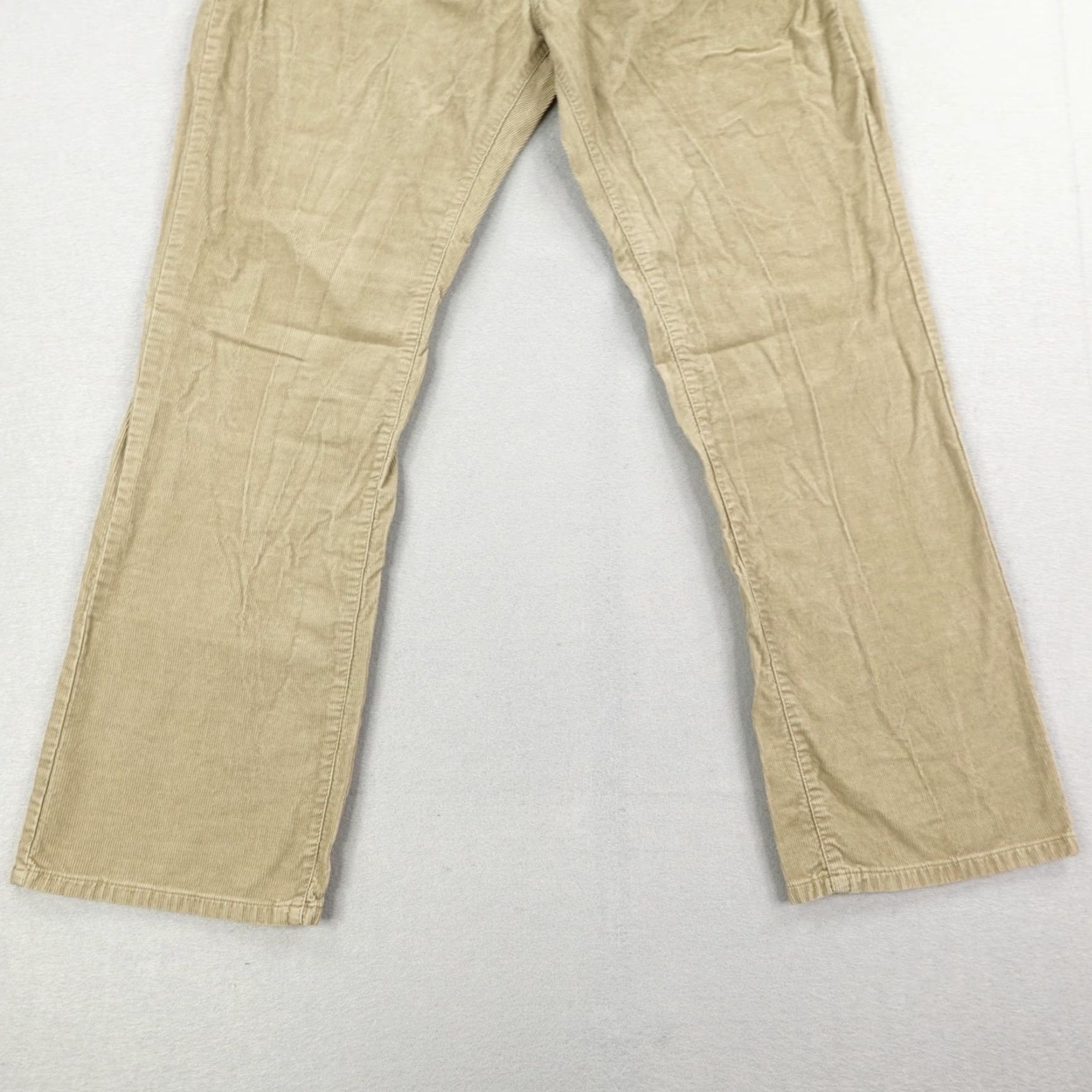 Polo Ralph Lauren VINTAGE Polo Ralph Lauren Pants Men 40x32 Corduroy Tan Straight Leg Chino Slacks Regular Inseam 32 Penned Logo Accents Mens Size US L / EU 52-54 / 3 - 3 Thumbnail
