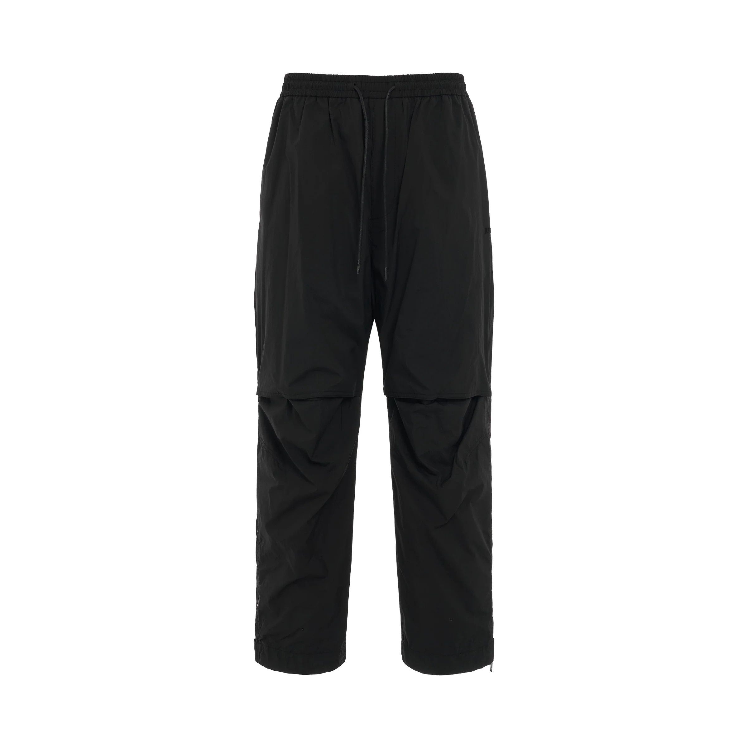 Juun.J o1mris0824 Crotch Nylon Pants in Black Size US 34 / EU 50 - 1 Thumbnail