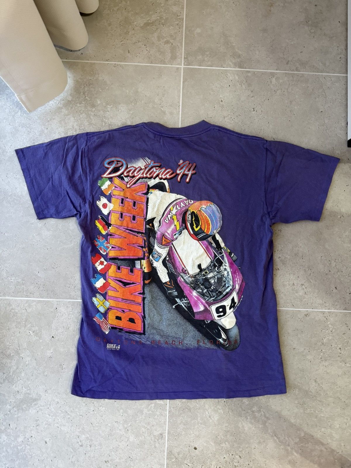 Band Tees Vintage 1994 Daytone Motorcycle Supercross T-shirt Size US M / EU 48-50 / 2 - 1 Thumbnail