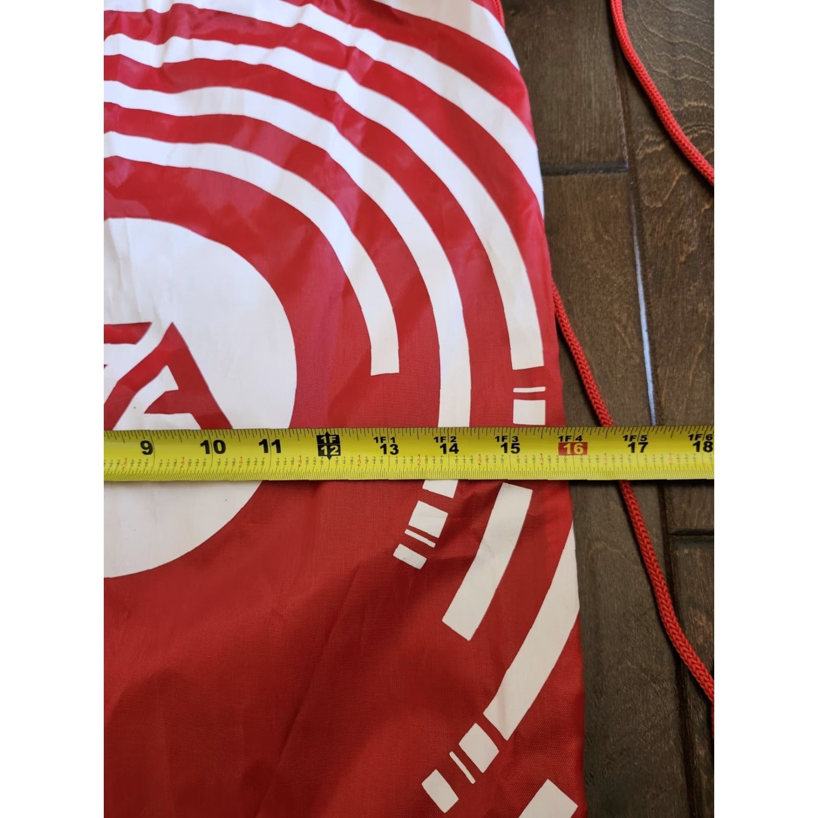 Vintage EA Sports Let's Play Red Drawstring Backpack Bag Size ONE SIZE - 5 Thumbnail