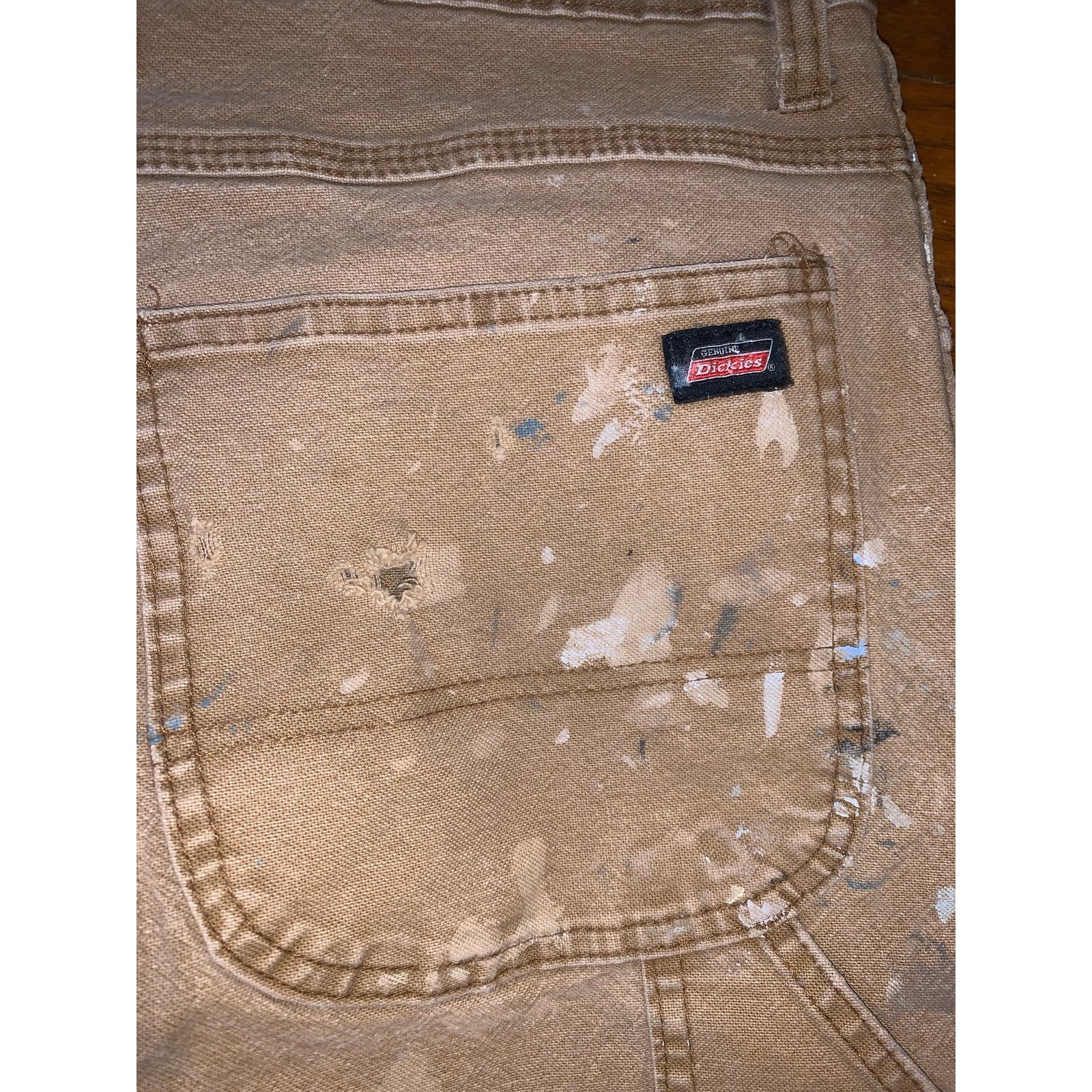 Dickies Dickies Carpenter Pants Hammer Loop Distressed Paint 34X32 Size US 34 / EU 50 - 9 Thumbnail