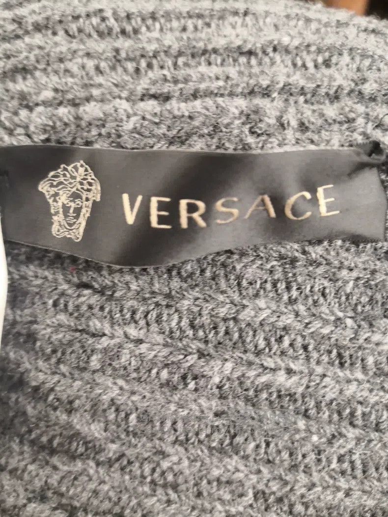 Versace Versace Wool knitted raccoon fur shawl cape Size S / US 4 / IT 40 - 5 Thumbnail