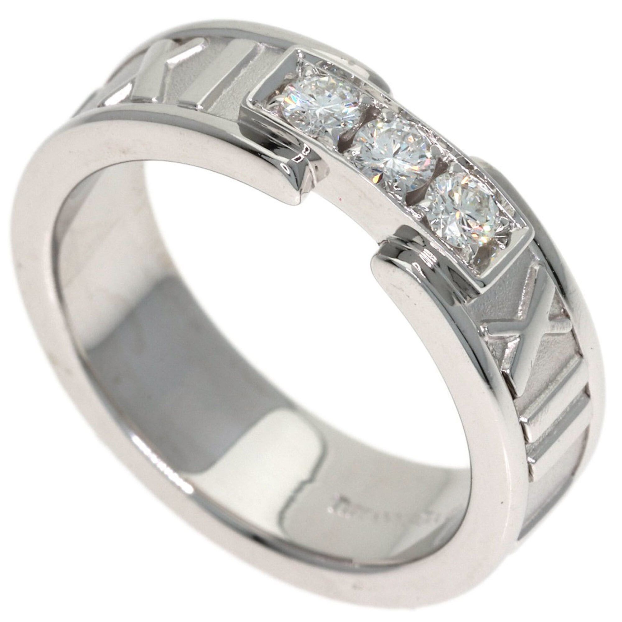 Tiffany & Co. Tiffany & Co. Atlas Diamond Ring, 18K White Gold, Women's. Size ONE SIZE - 1 Thumbnail