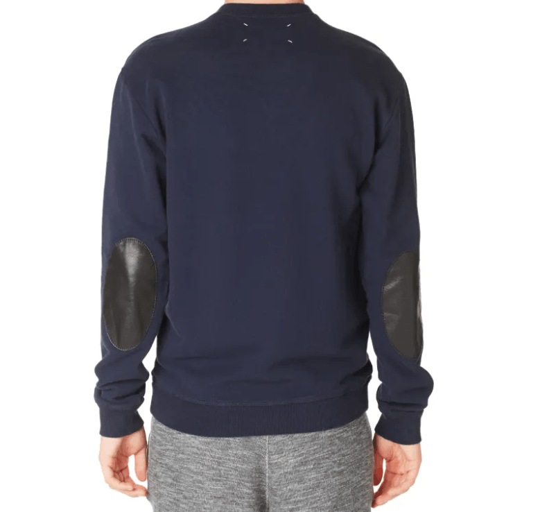 Maison Margiela Maison Margiela - 14 Compass Elbow Patch - Crew Sweatshirt Size US S / EU 44-46 / 1 - 8 Thumbnail