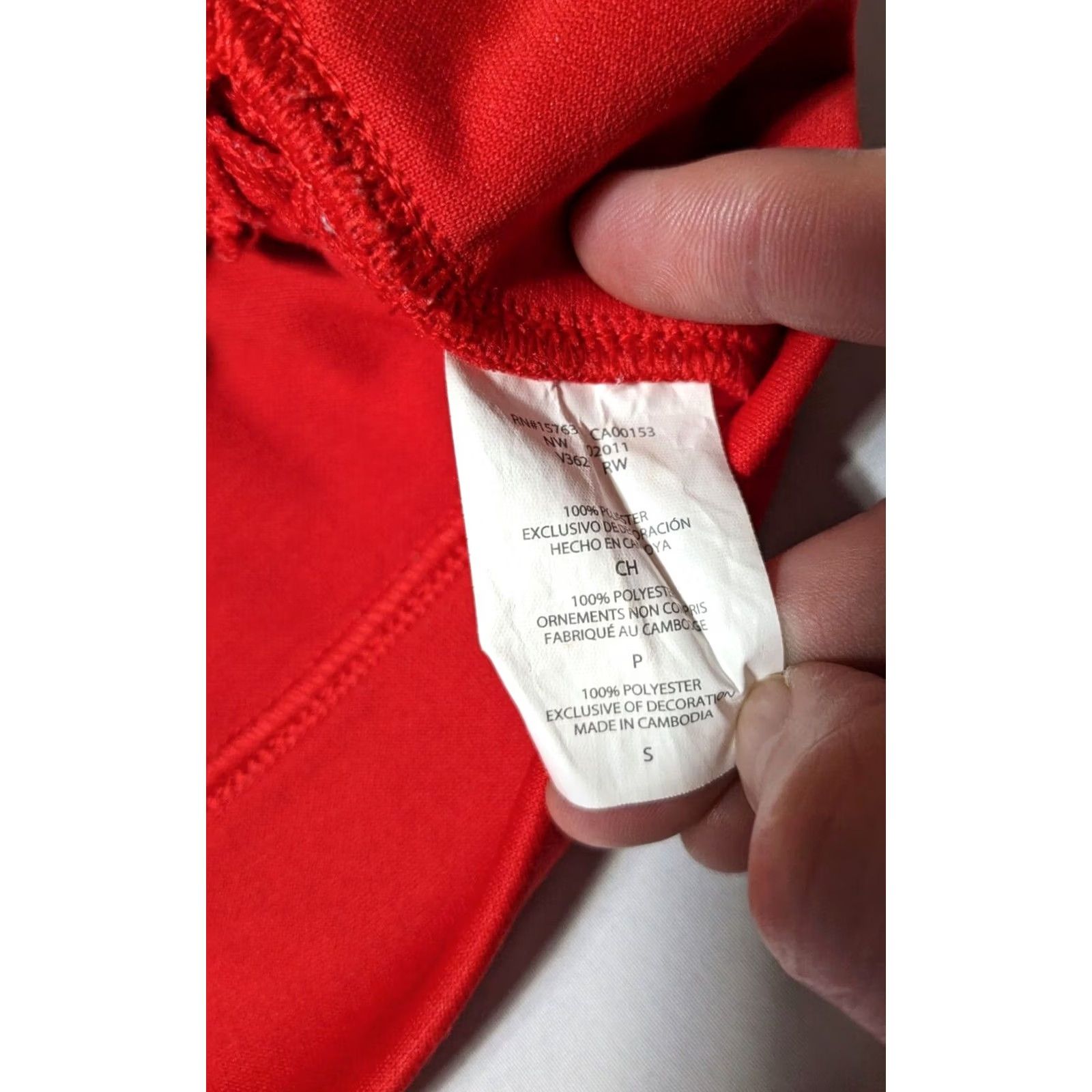 Champion RUN DISNEY Champion Women Small Red White Tracksuit Jacket + Pants Size 28" / US 6 / IT 42 - 6 Thumbnail