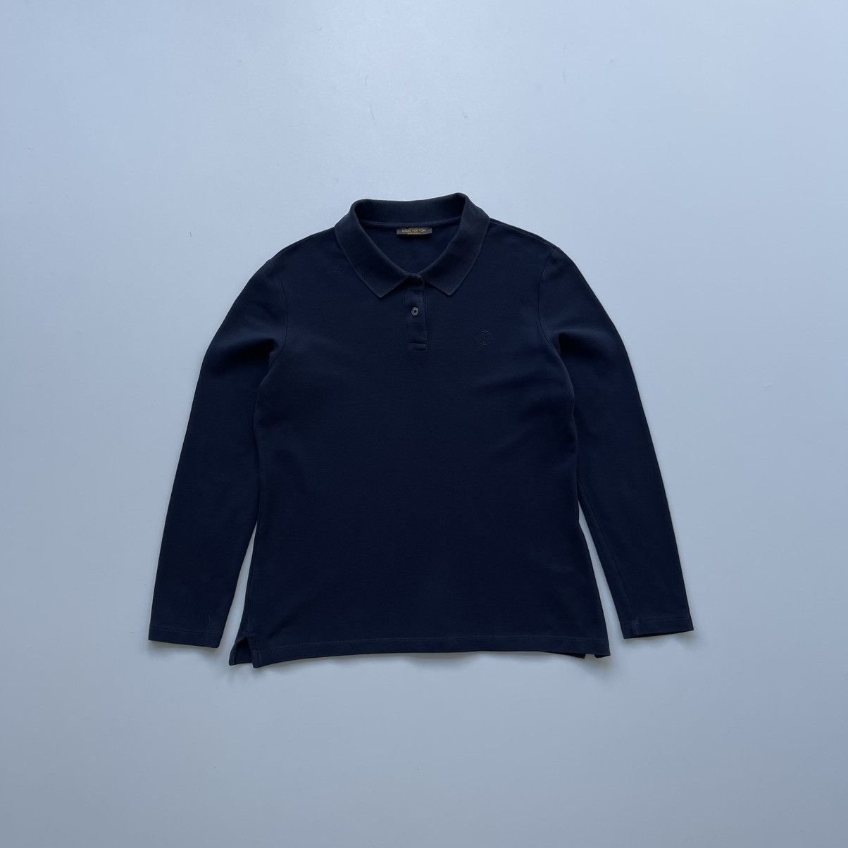 Designer × Louis Vuitton Louis Vuitton Uniformes Women Cotton Pique Polo Long Sleeve Size M / US 6-8 / IT 42-44 - 1 Thumbnail