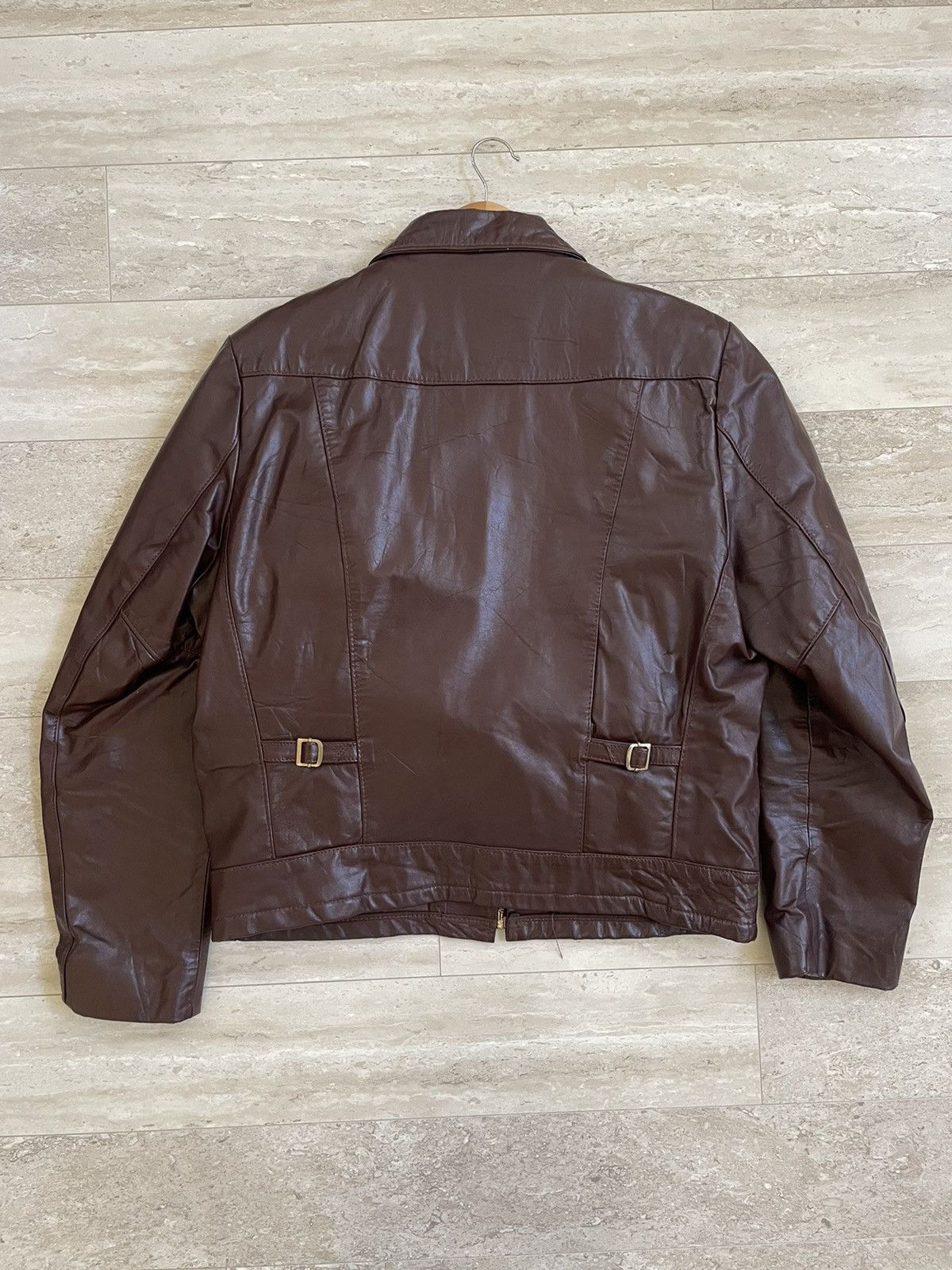 Sears × Vintage 80s Sears Leather Jacket | Grailed