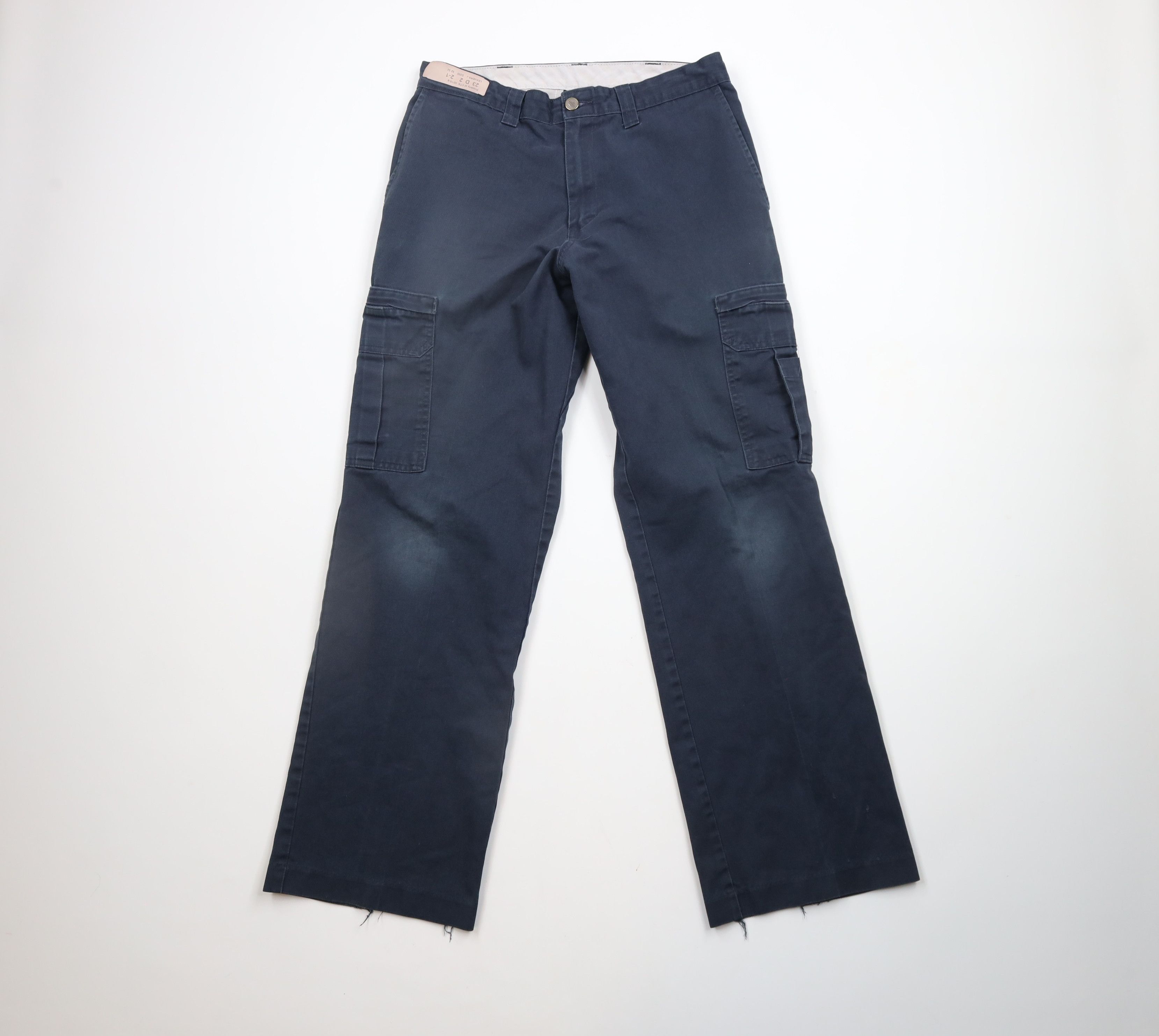 Dickies × Vintage Vintage 90s Dickies Wide Leg Cargo Workwear Mechanic Pants Size US 32 / EU 48 - 1 Thumbnail