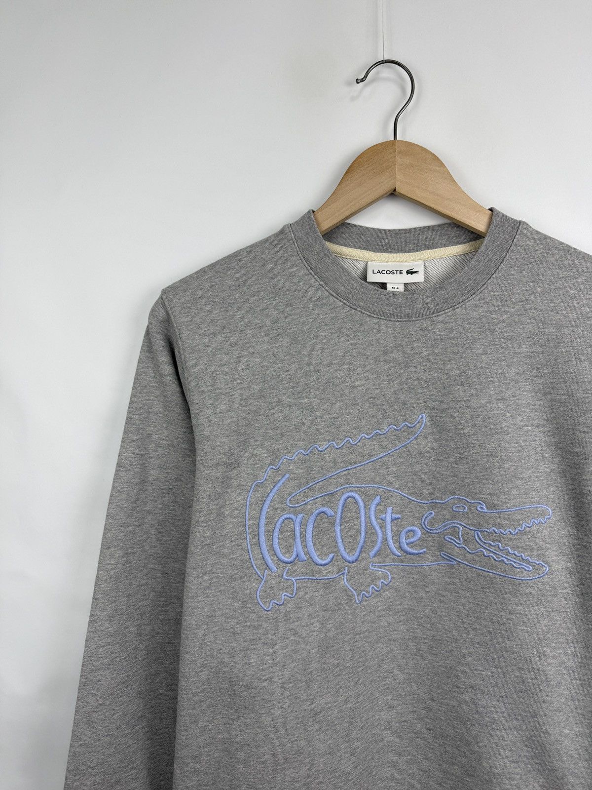 Lacoste 🇫🇷 Lacoste Embroidered Crocodile Sweatshirt College Style Y2K Size US M / EU 48-50 / 2 - 9 Thumbnail