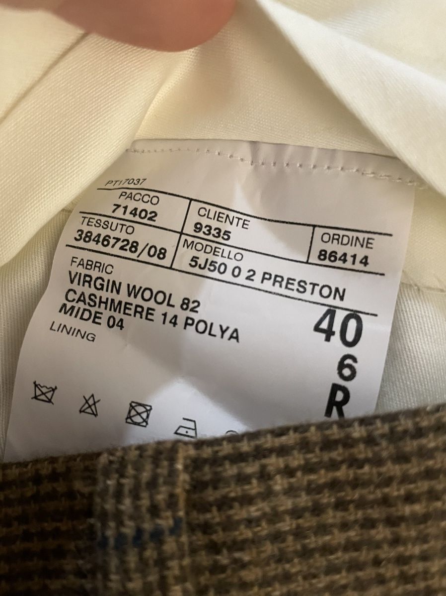 Polo Ralph Lauren × Vintage Cashmere Blend Flat Front 'Preston' Trouser Size US 39 - 5 Thumbnail