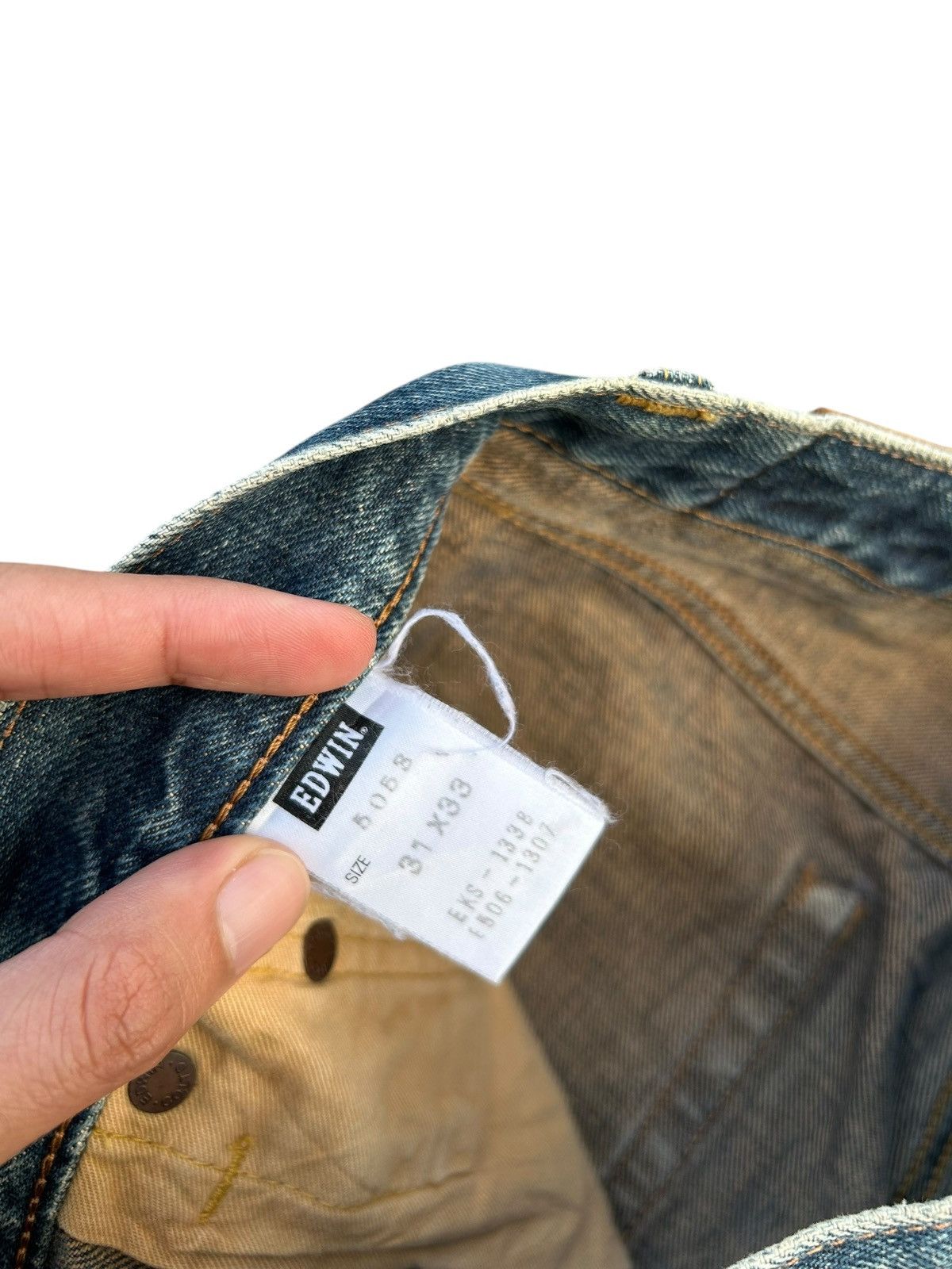 Kapital Vintage Edwin 505 Selvedge Rusty Mudwash Denim Jeans Size US 31 - 8 Thumbnail