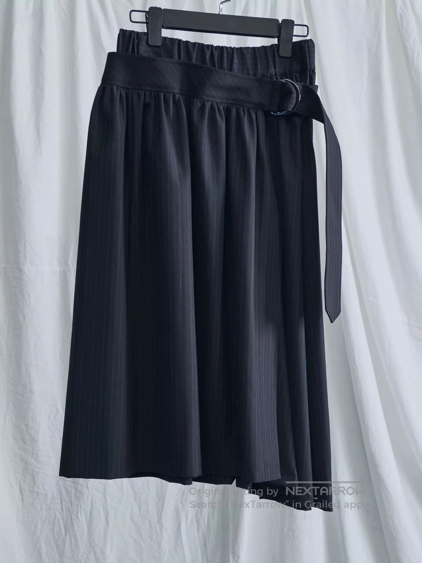 Junya Watanabe navy wool belt dress by junya watanabe. Size M / US 6-8 / IT 42-44 - 7 Thumbnail