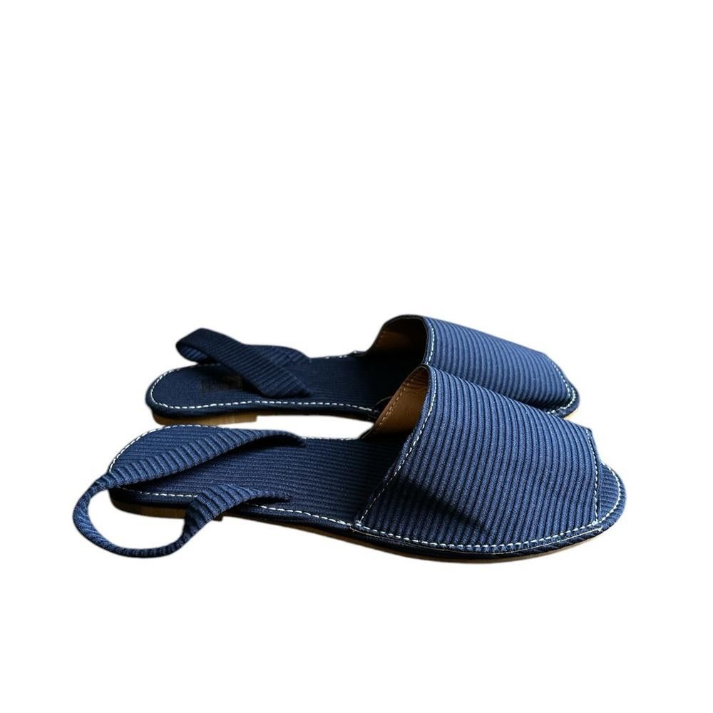 Designer Women's Navy Slingback Sandals - Size 5 Size US 5 / IT 35 - 5 Thumbnail