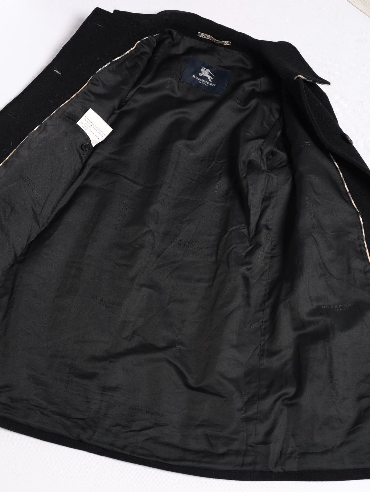 Burberry Burberry London Vintage Cashmere Wool Black Coat Nova Check Size M / US 6-8 / IT 42-44 - 15 Thumbnail