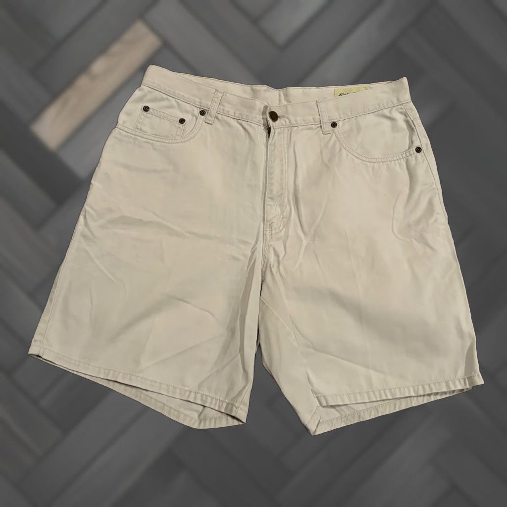 Eddie Bauer Eddie Bauer Chino Shorts Womens 14 Khaki Beige Flat Front Active Hiking Camping Size 36" / US 14 / IT 50 - 1 Thumbnail