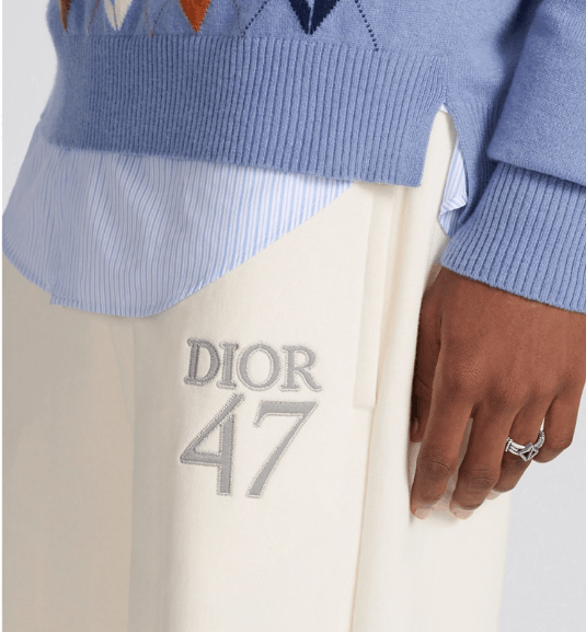 Dior o1w1db11225 413J13 Track Pant in White Size US 34 / EU 50 - 7 Thumbnail