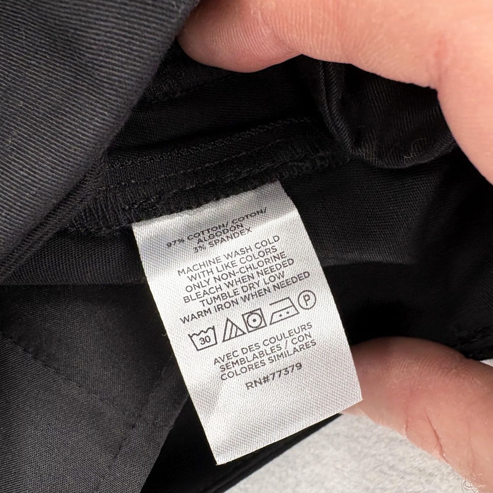 Ann Taylor Ann Taylor Dress Pants Womens 0P Black Straight Leg Twill Stretch Career Work Size 25" / US 0 / IT 36 - 6 Thumbnail