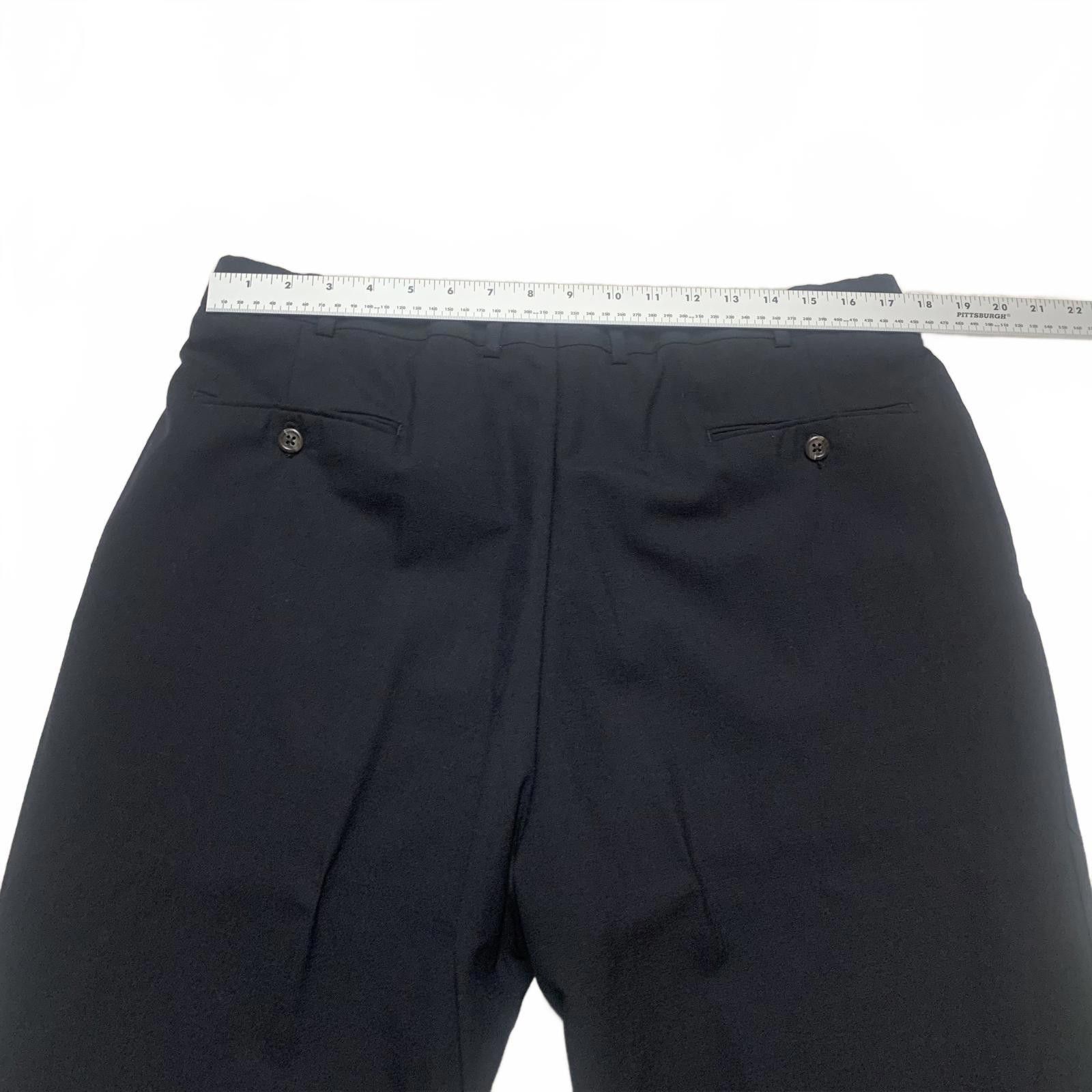 Brooks Brothers Brooks Brothers Men's Size 38 REG Black 100% Worsted Wool Size 46R - 2 Thumbnail