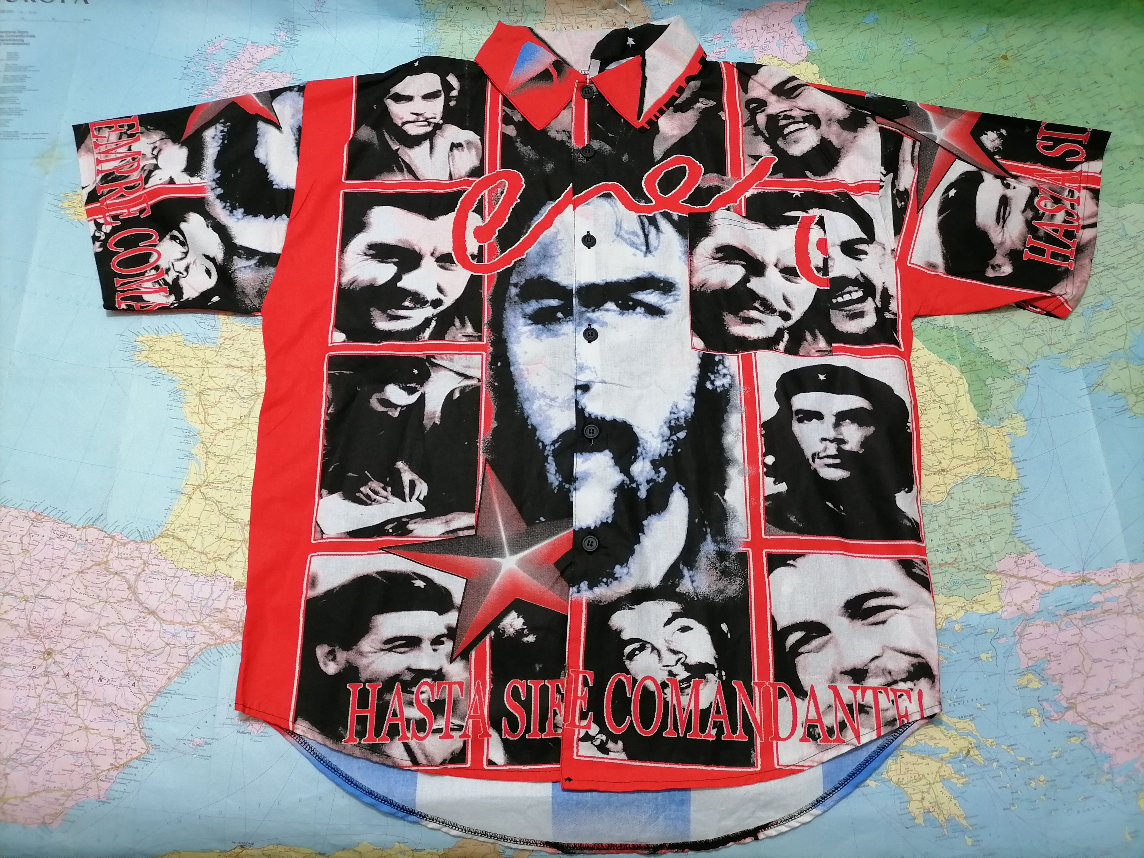 Vintage Vintage Shirt ERNESTO GUEVARA (Che) , XXL 1989 Size US XXL / EU 58 / 5 - 1 Thumbnail