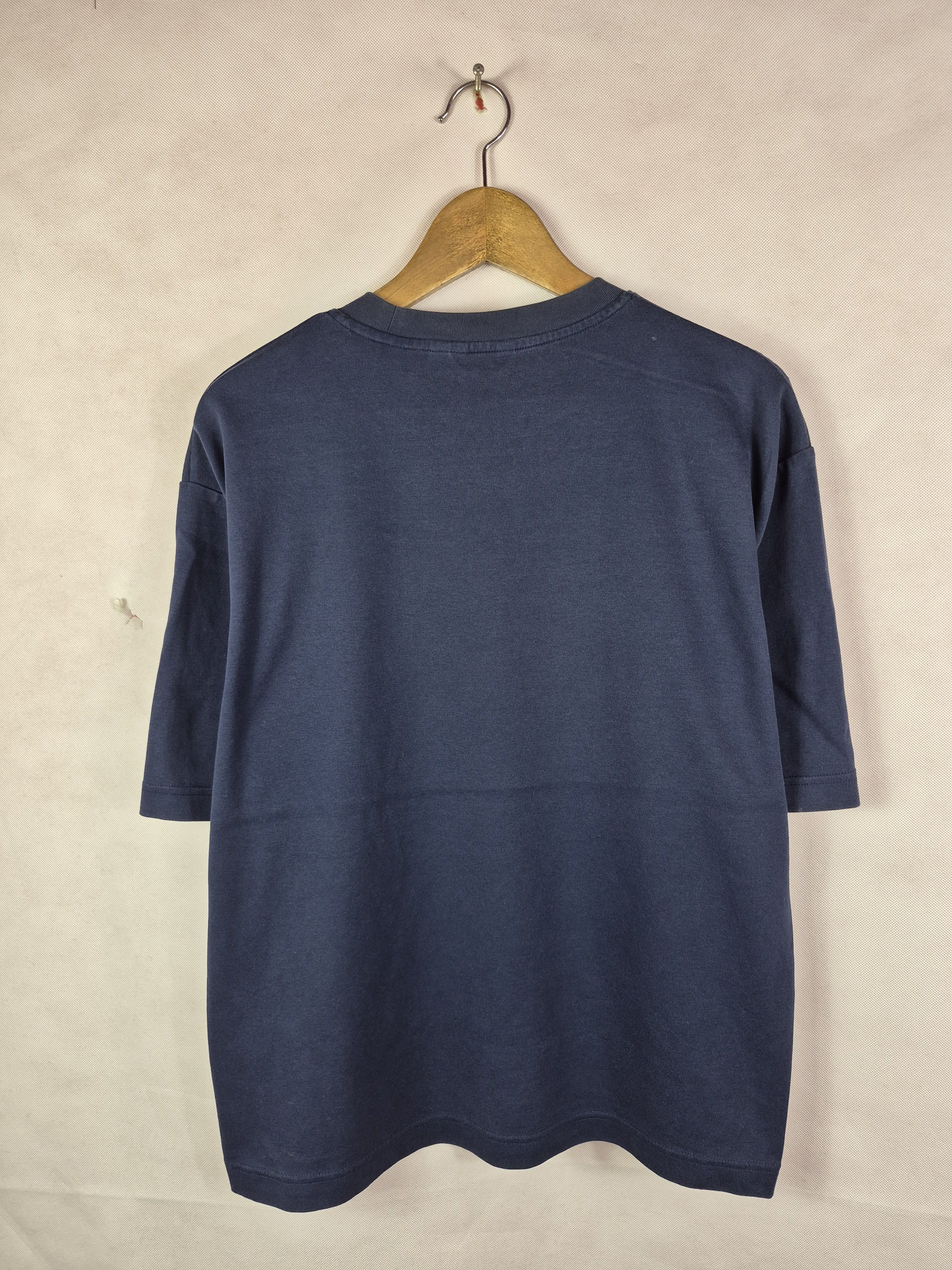 Lemaire × Uniqlo 🔥 Uniqlo U Lemaire Airism Navy Plain Tee Size US L / EU 52-54 / 3 - 3 Thumbnail