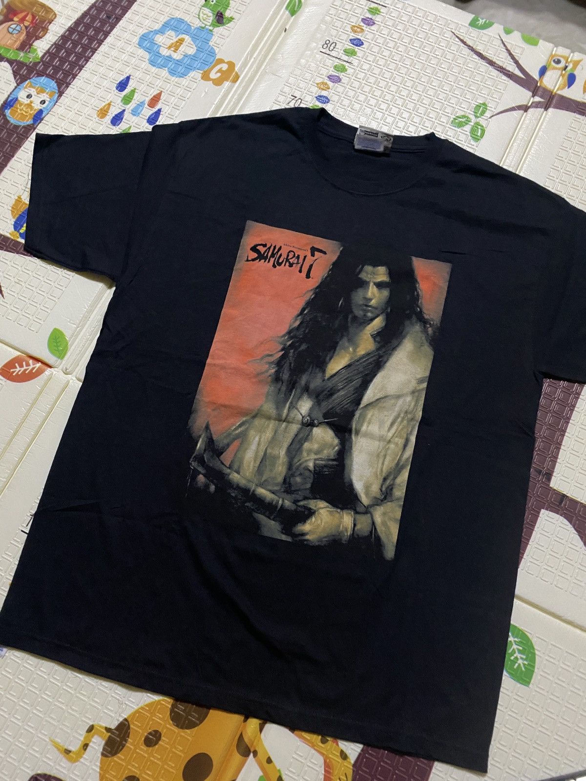 Anime Samurai 7 Akira Kurosawa Vintage Tee - Epic Design Size US XL / EU 56 / 4 - 1 Thumbnail