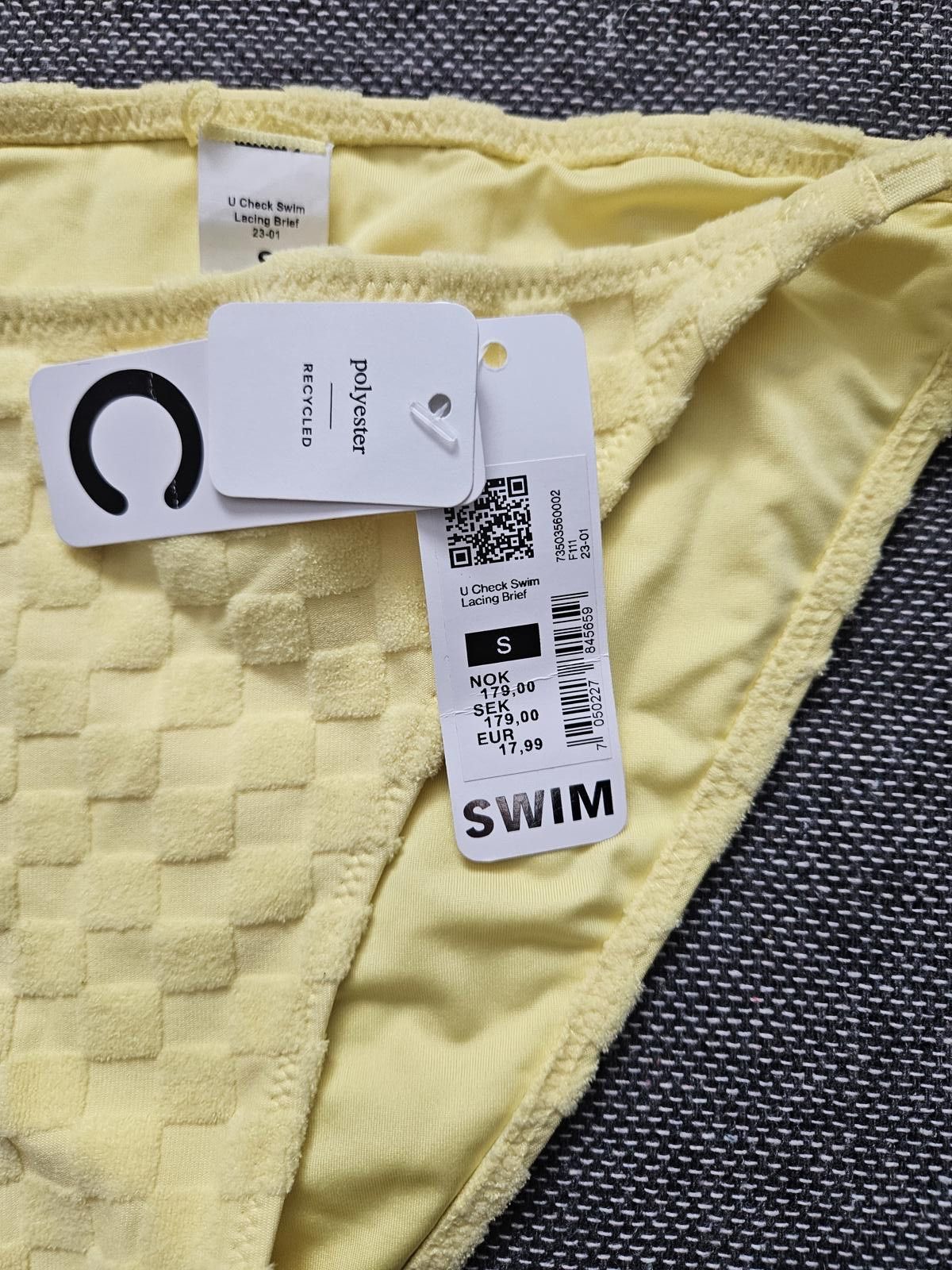 Designer Bright Yellow Women's Swim Bikini Bottoms #517 Size ONE SIZE - 3 Thumbnail