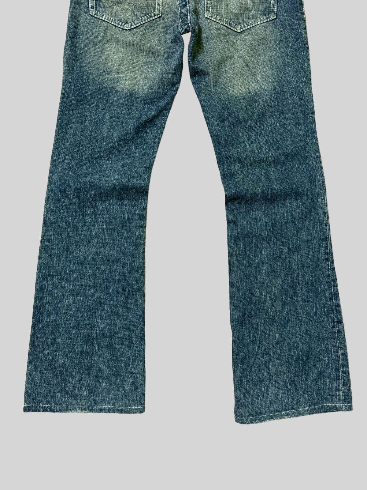 Beauty Beast × If Six Was Nine × Japanese Brand Flare Studded Gothic Distressed Denim pants Size US 29 - 12 Thumbnail